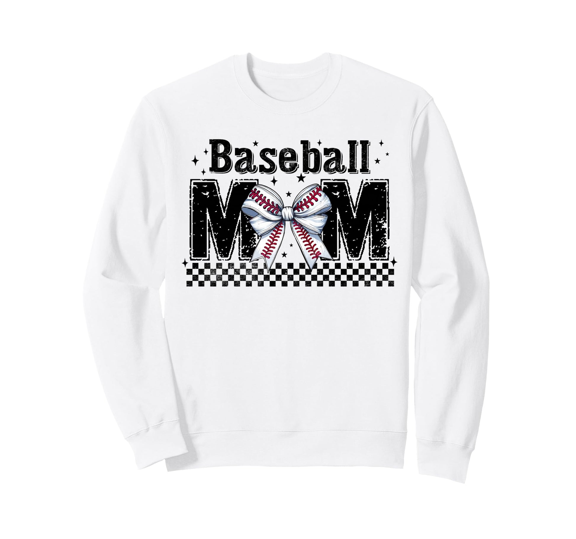 Baseball Mom Coquette Bow Mama Sweatshirt - Novelty Apparel Men Women - T-Shirt, Sweatshirt, Hoodie