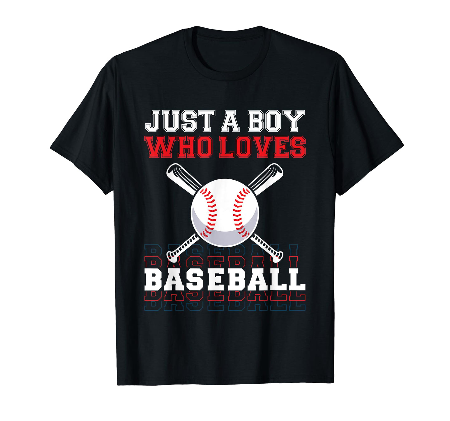 Just Who Loves Baseball Baseball Players T-Shirt - Graphic Print Men Women - T-Shirt, Sweatshirt, Hoodie