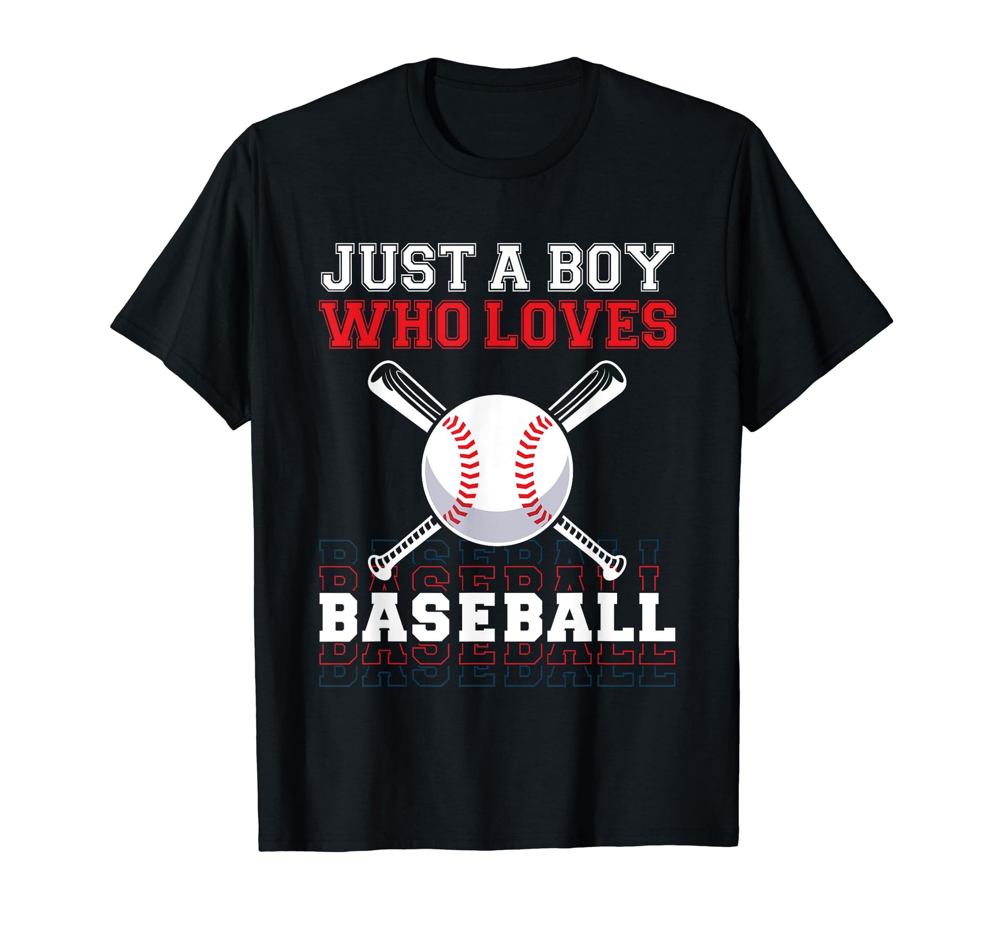 Just Who Loves Baseball Baseball Players T-Shirt - Graphic Print Men Women - T-Shirt, Sweatshirt, Hoodie
