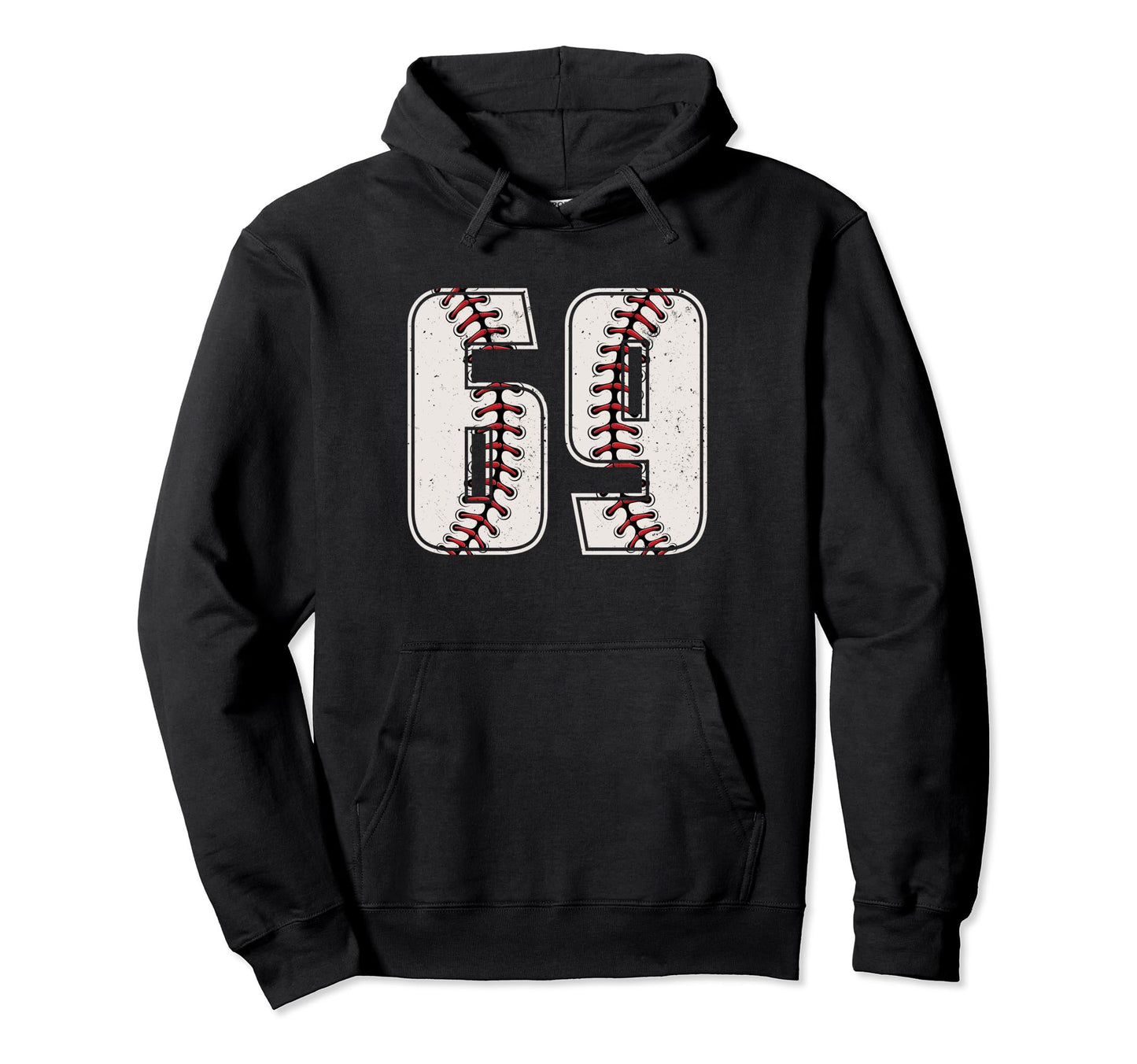 Baseball Player Number 69 Sixty Nine Hoodie - Graphic Print Unisex - T-Shirt, Sweatshirt, Hoodie