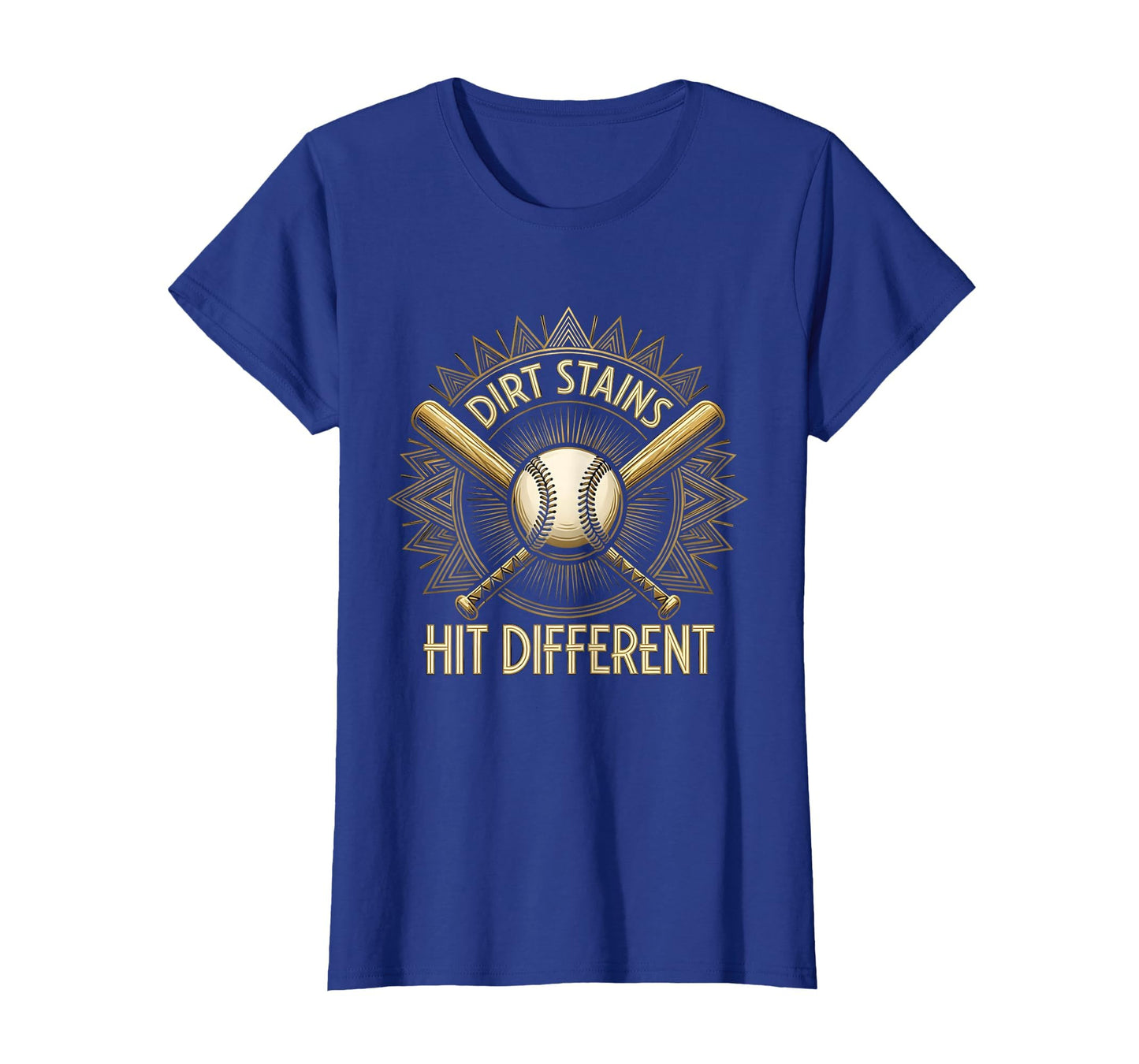 Dirt Stains Hit Different Baseball Drip T-Shirt - Trendy Graphic Men Women - T-Shirt, Sweatshirt, Hoodie