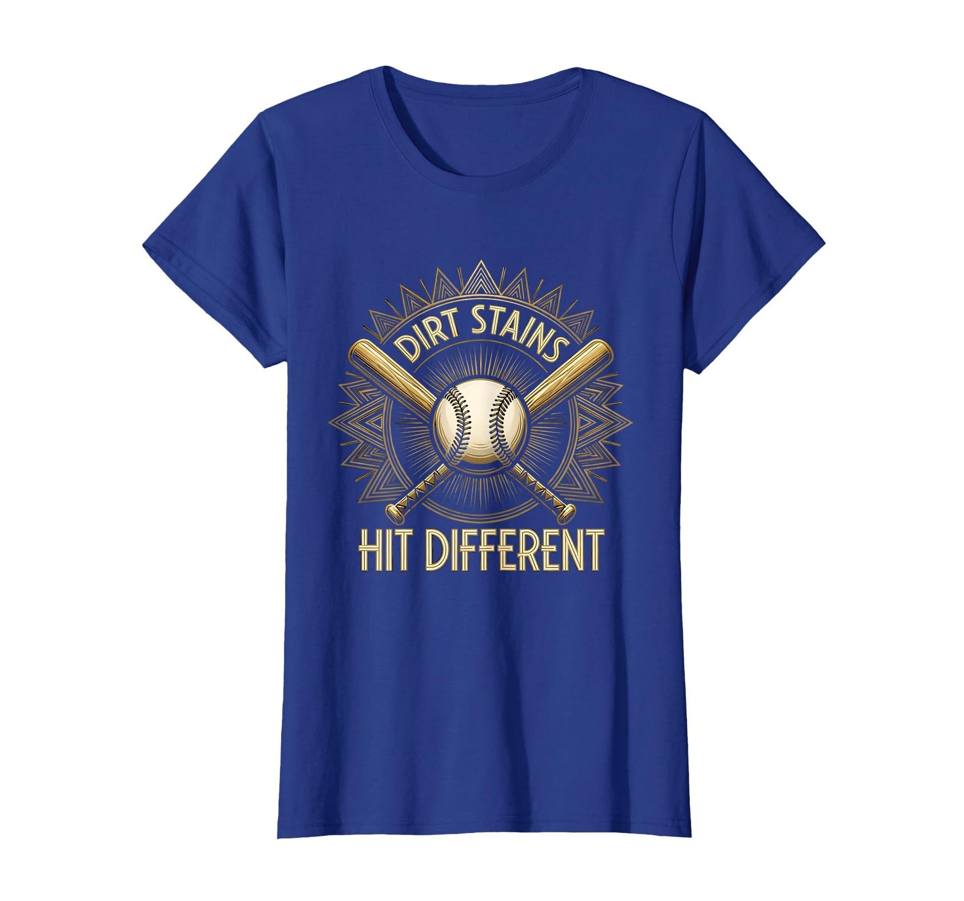 Dirt Stains Hit Different Baseball Drip T-Shirt - Trendy Graphic Men Women - T-Shirt, Sweatshirt, Hoodie