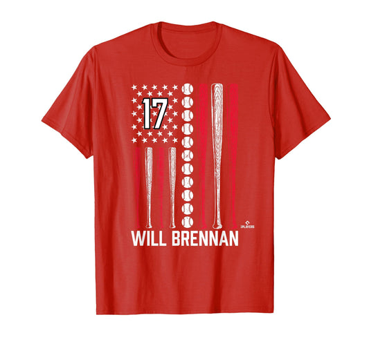 Baseball American Flag Will Brennan T-Shirt - Streetwear Style Men Women - T-Shirt, Sweatshirt, Hoodie