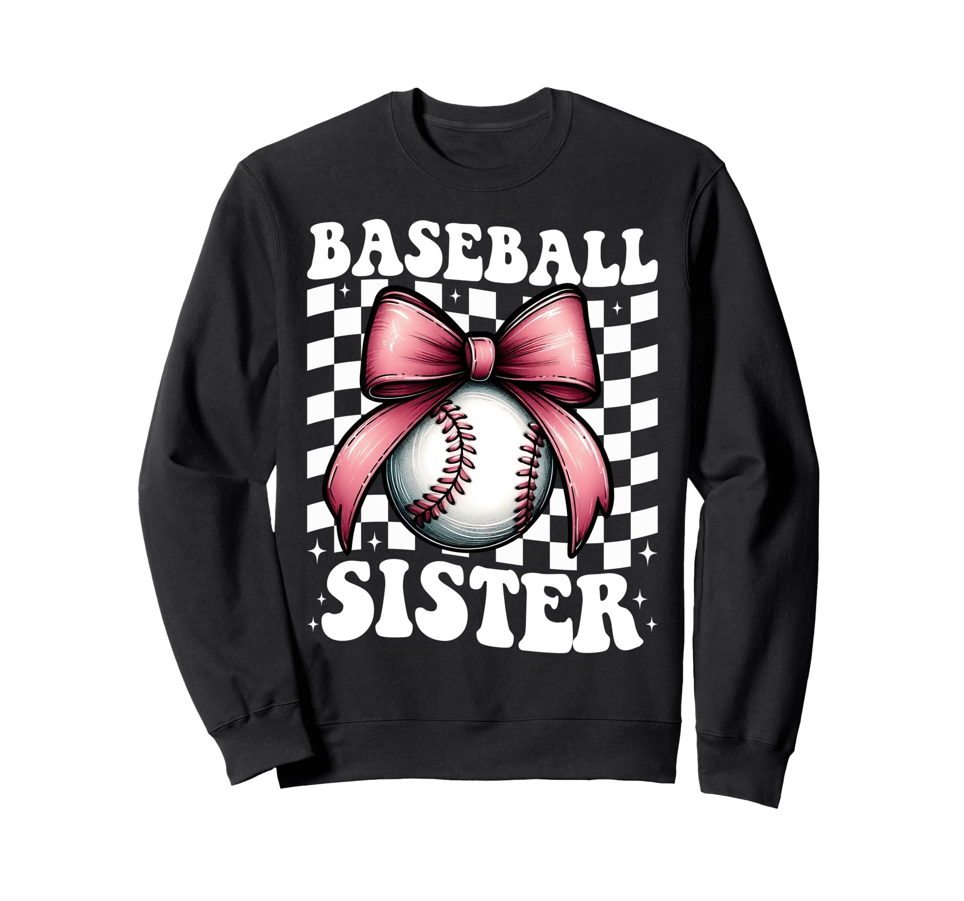 Baseball Sister Baseball Coquette Sweatshirt - Streetwear Style for Adults - T-Shirt, Sweatshirt, Hoodie