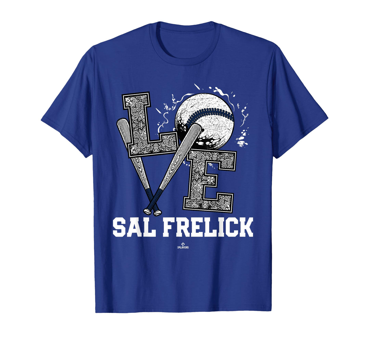 Distressed Baseball Love Sal Frelick T-Shirt - Fun Novelty Design Unisex - T-Shirt, Sweatshirt, Hoodie