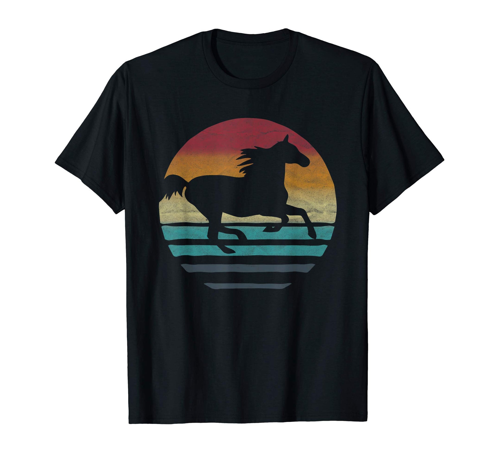 Horse Running Western Horse T-Shirt - Graphic Print Unisex - T-Shirt, Sweatshirt, Hoodie