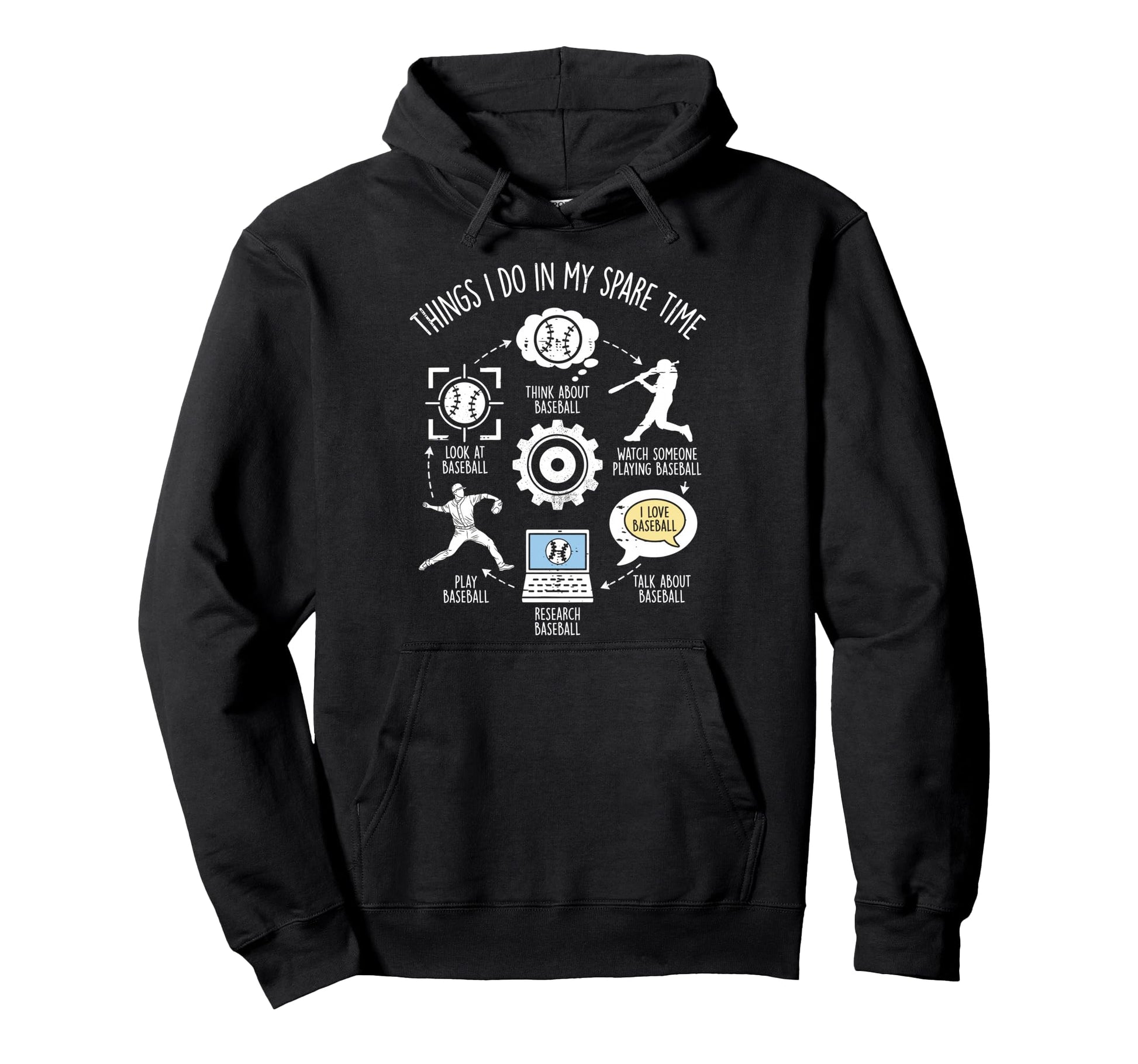 Baseball Catcher Baseball Player Hoodie - Aesthetic Graphic Men Women - T-Shirt, Sweatshirt, Hoodie