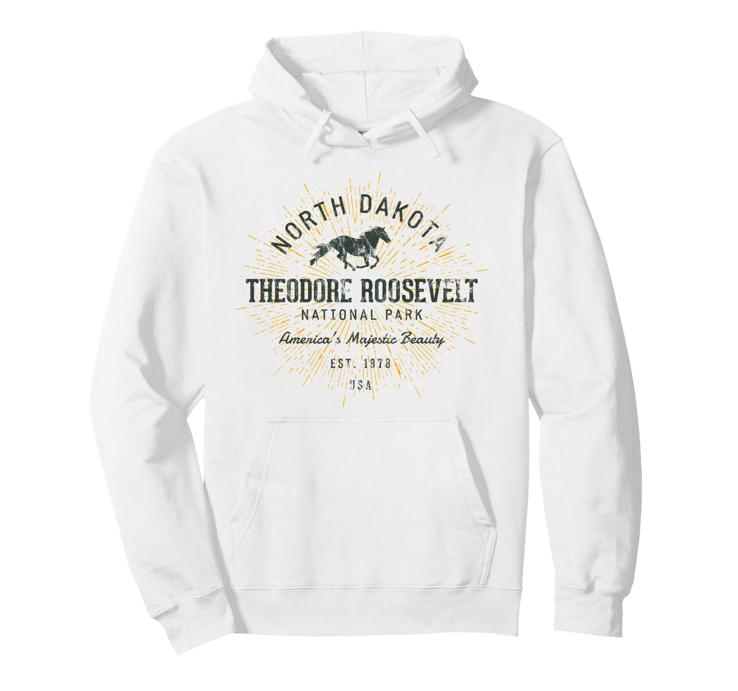 Theodore Roosevelt National Park Hoodie - Trendy Graphic Men Women - T-Shirt, Sweatshirt, Hoodie