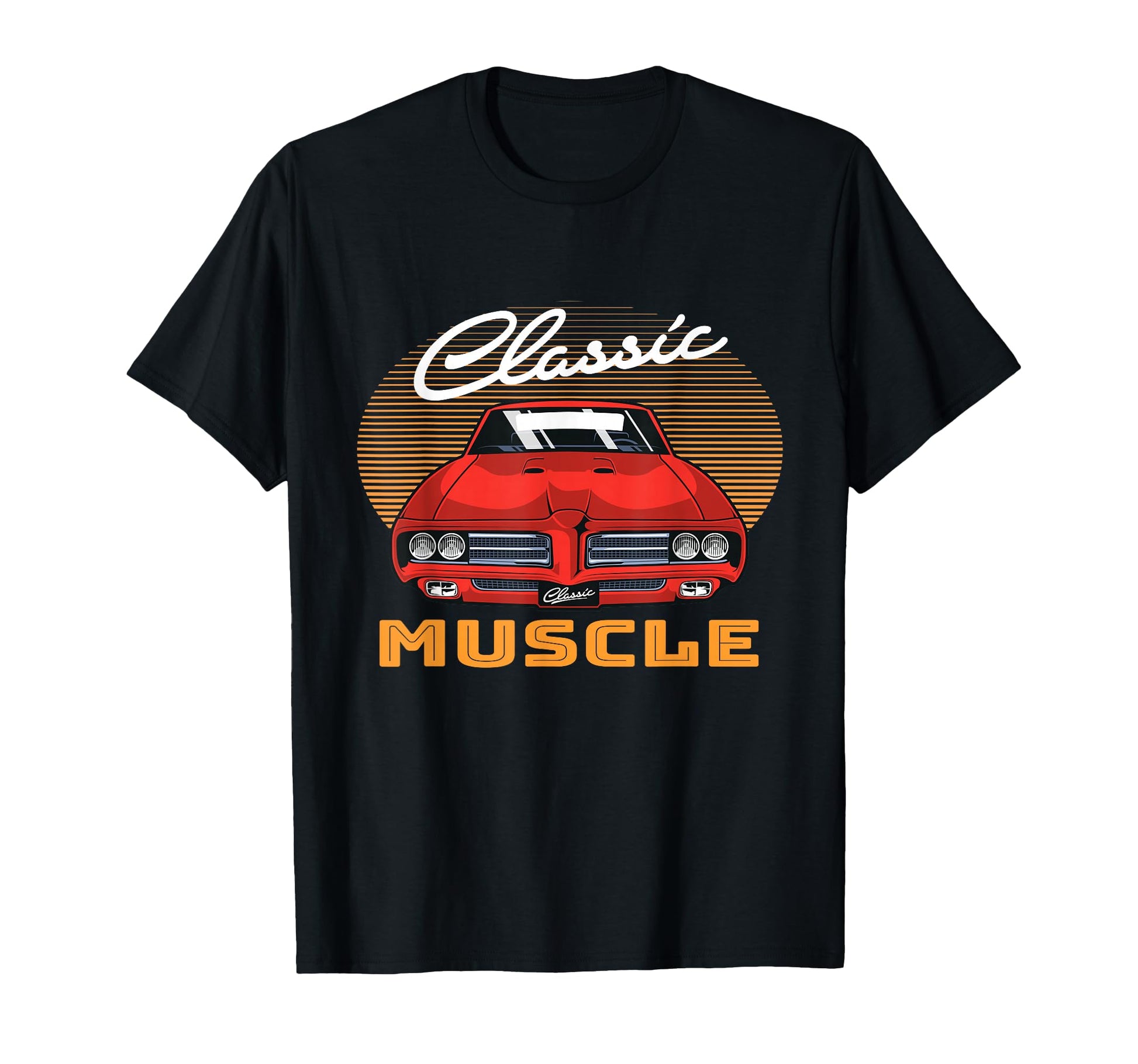 American Muscle Cars T-Shirt - Fun Novelty Design for Adults - T-Shirt, Sweatshirt, Hoodie