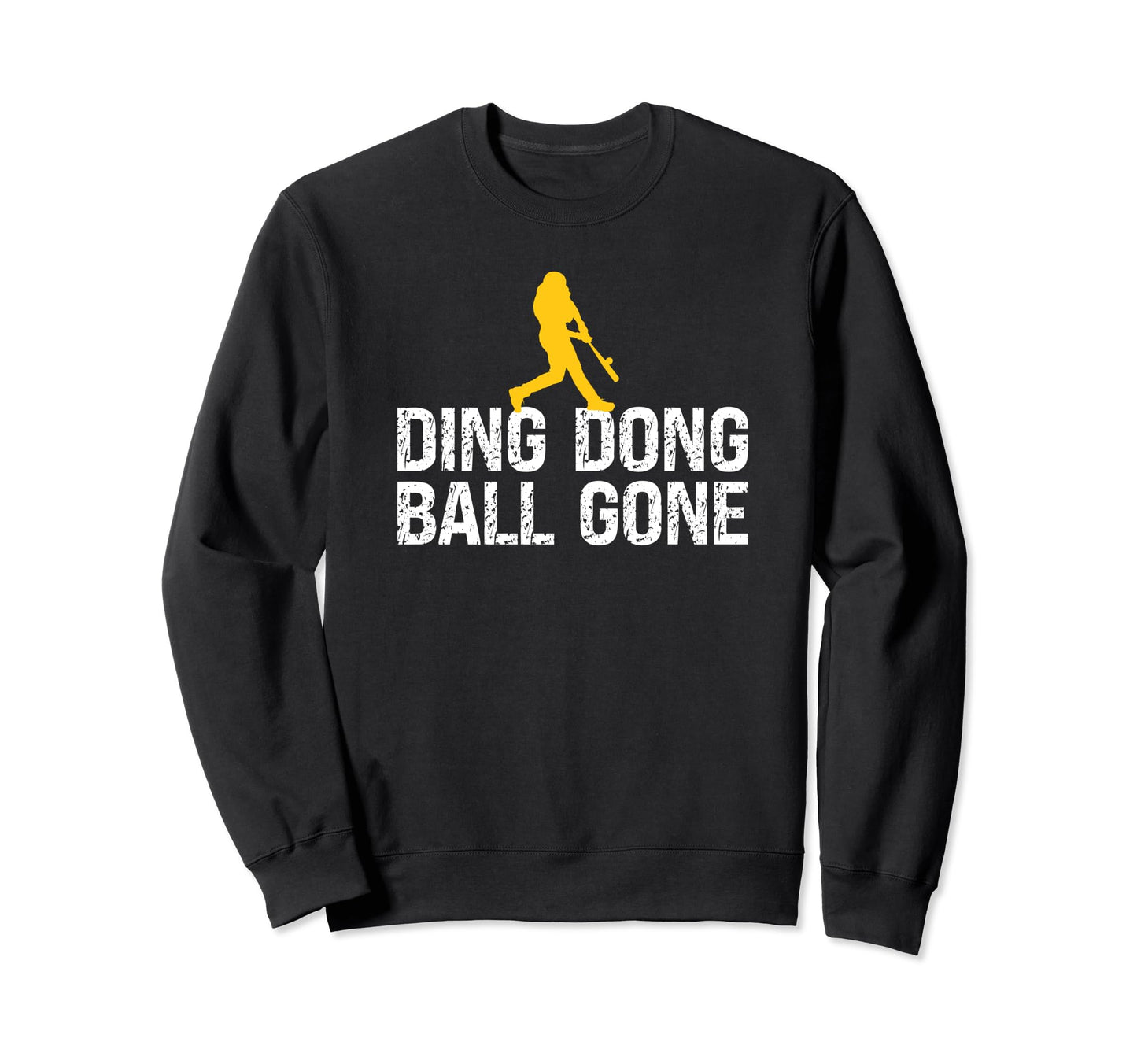 Baseball Dinger Homerun Slugger Ding Sweatshirt - Trendy Graphic Men Women - T-Shirt, Sweatshirt, Hoodie
