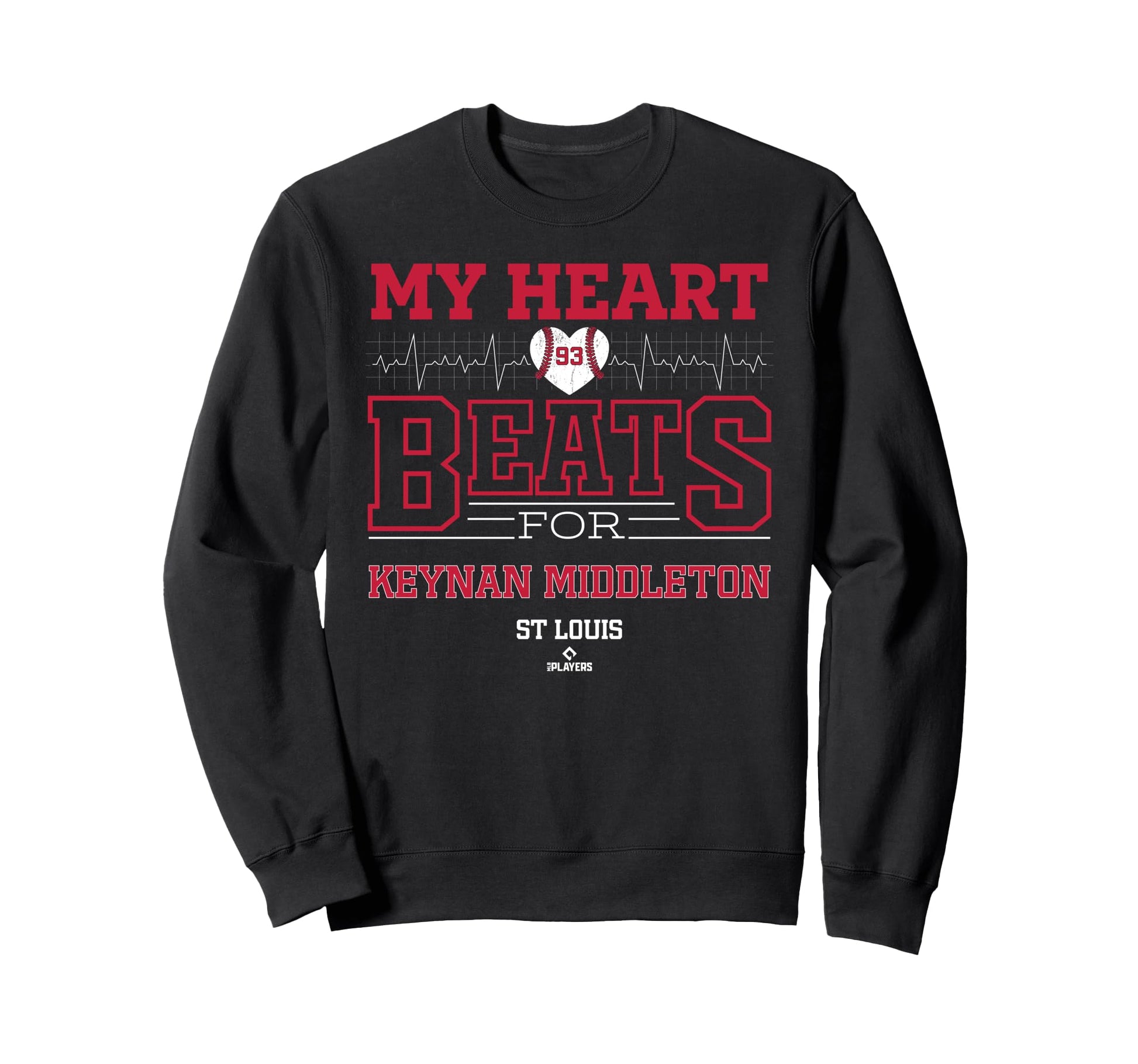 My Heart Beats Keynan Middleton St Sweatshirt - Graphic Print for Adults - T-Shirt, Sweatshirt, Hoodie