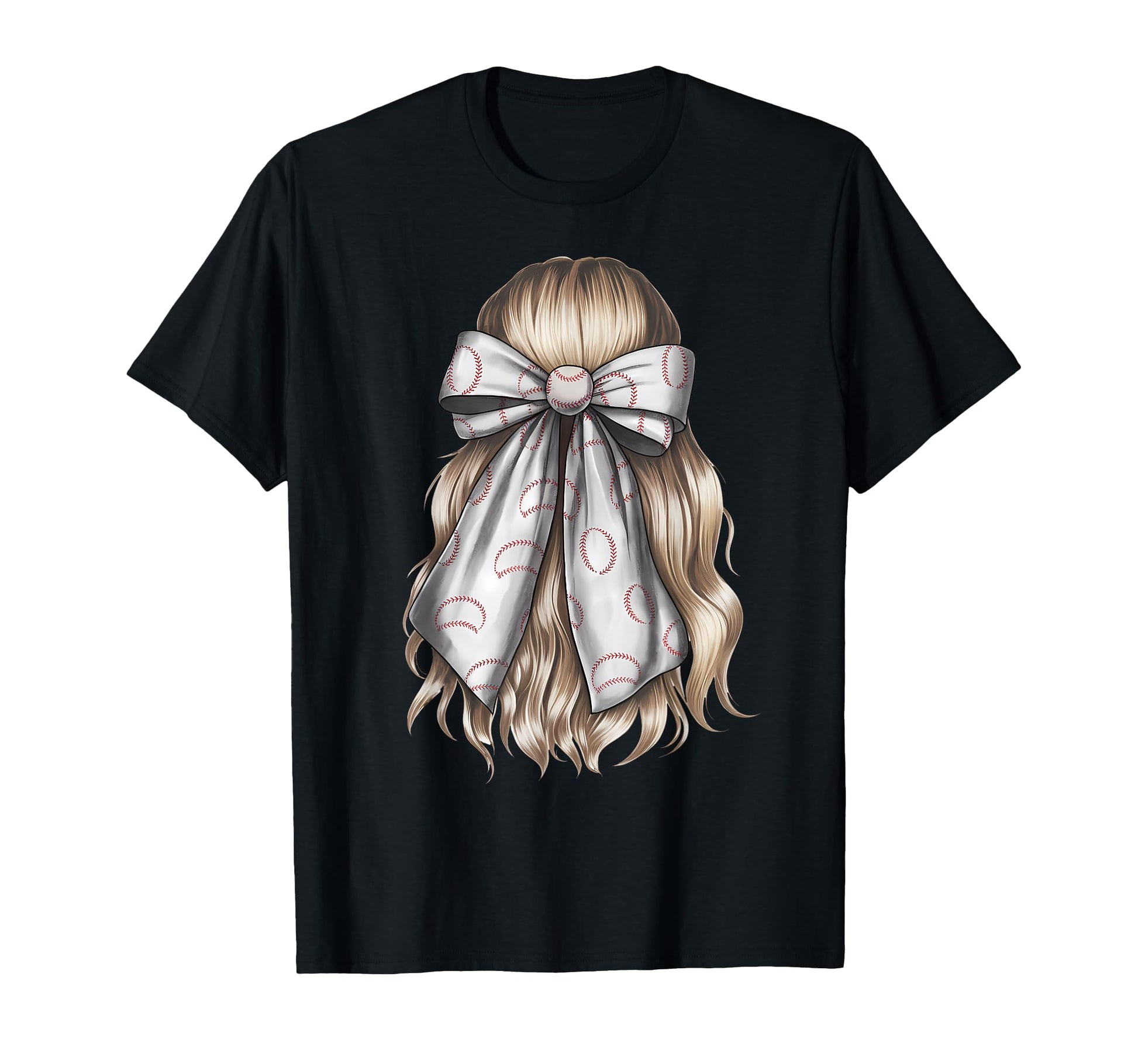 Baseball Coquette Bow Baseball Player T-Shirt - Aesthetic Graphic Men Women - T-Shirt, Sweatshirt, Hoodie