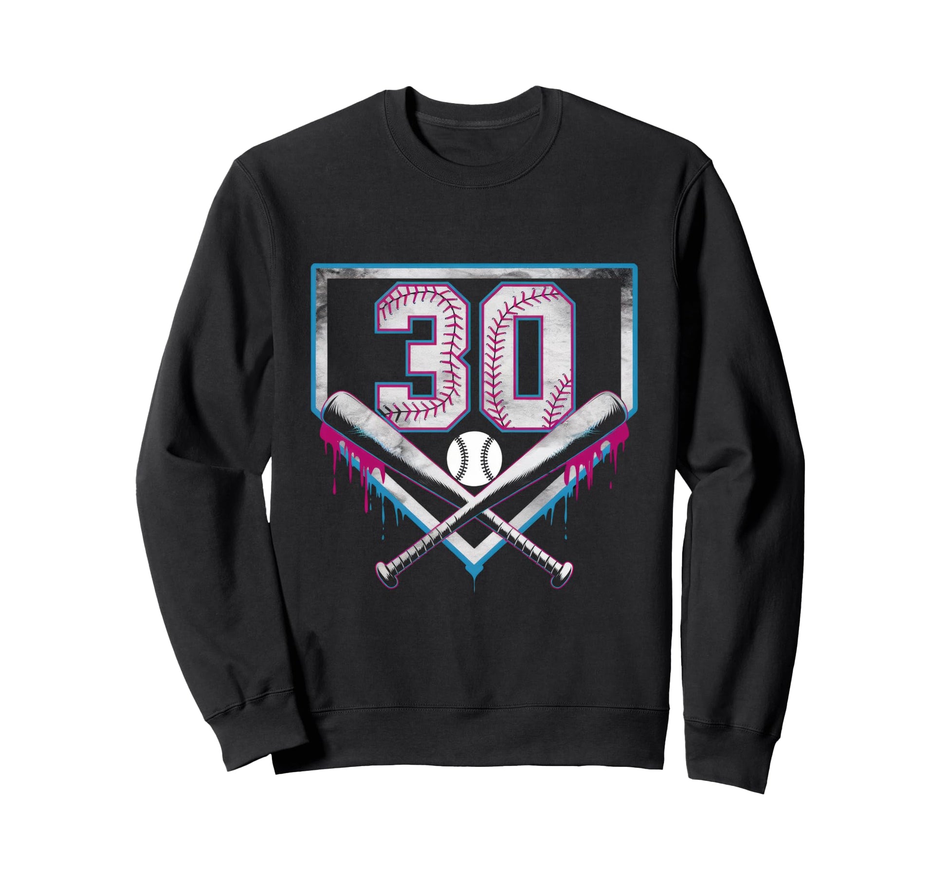 Sprinkle 30Th Birthday Baseball Sweatshirt - Trendy Graphic for Adults - T-Shirt, Sweatshirt, Hoodie