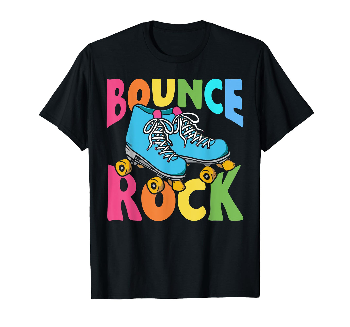 Roller Skating Skate 1970S Bounce T-Shirt - Minimalist Print for Adults - T-Shirt, Sweatshirt, Hoodie