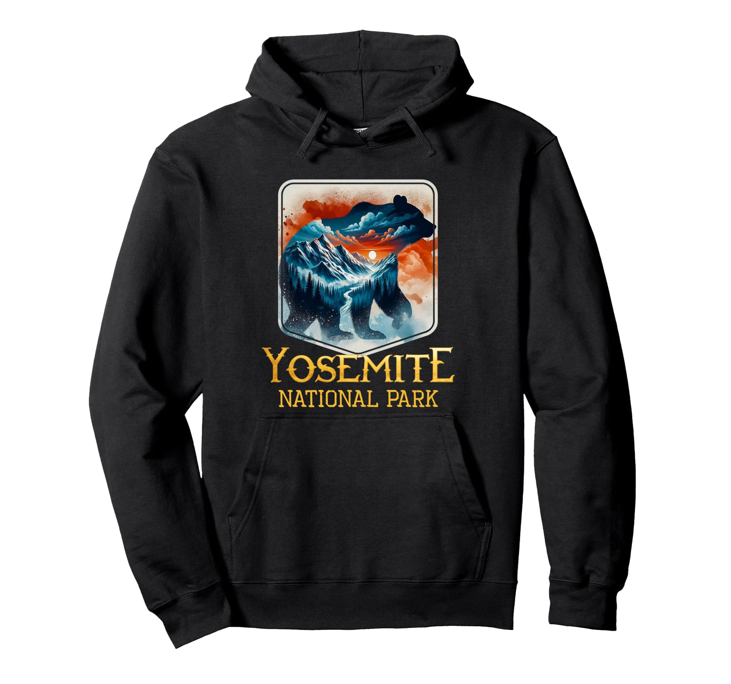 Yosemite California National Park Hoodie - Fun Novelty Design Unisex - T-Shirt, Sweatshirt, Hoodie