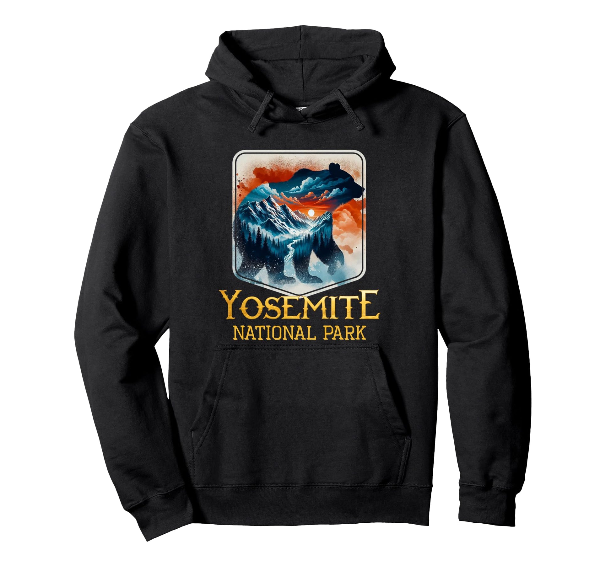 Yosemite California National Park Hoodie - Fun Novelty Design Unisex - T-Shirt, Sweatshirt, Hoodie