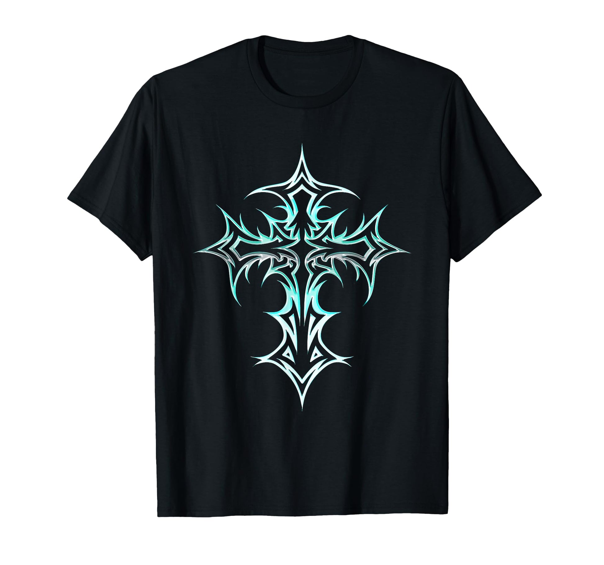 Gothic Cross Y2K Alt Aesthetic T-Shirt - Aesthetic Graphic Unisex - T-Shirt, Sweatshirt, Hoodie