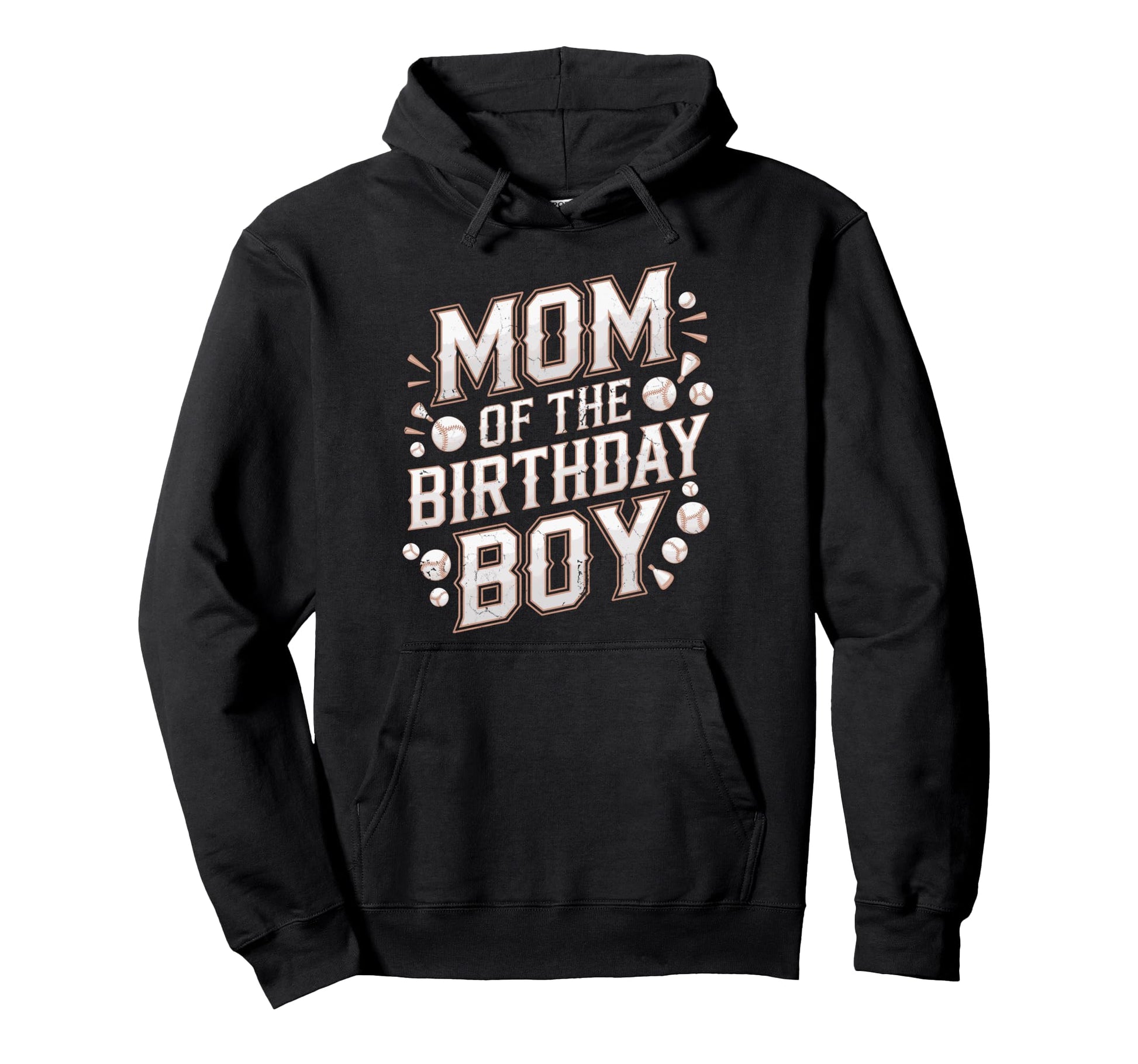 Funny Baseball Party Mother Mom Hoodie - Fun Novelty Design Unisex - T-Shirt, Sweatshirt, Hoodie