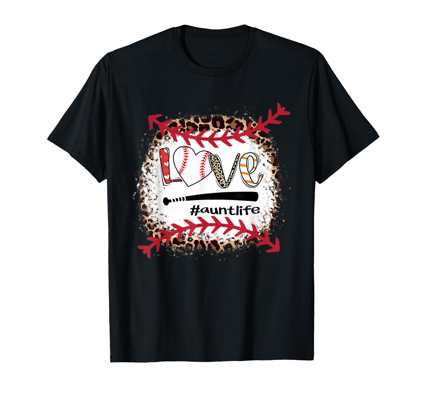 Love Baseball Aunt Baseball Aunt T-Shirt - Novelty Apparel Men Women - T-Shirt, Sweatshirt, Hoodie