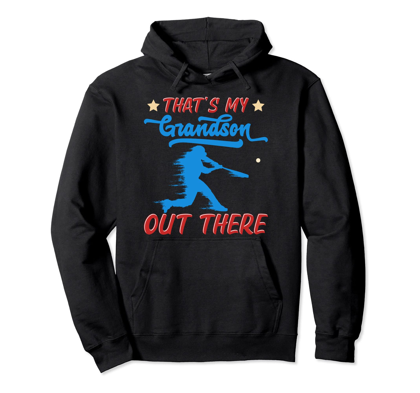 Thats My Grandson Out There Catcher Field Hoodie - Custom Art Print Unisex - T-Shirt, Sweatshirt, Hoodie