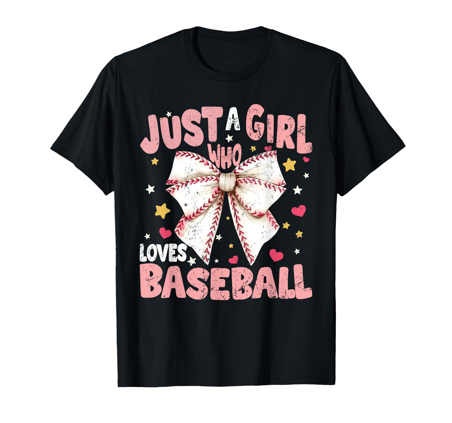 Just Who Loves Baseball Coquette Ball T-Shirt - Fun Novelty Design Unisex - T-Shirt, Sweatshirt, Hoodie