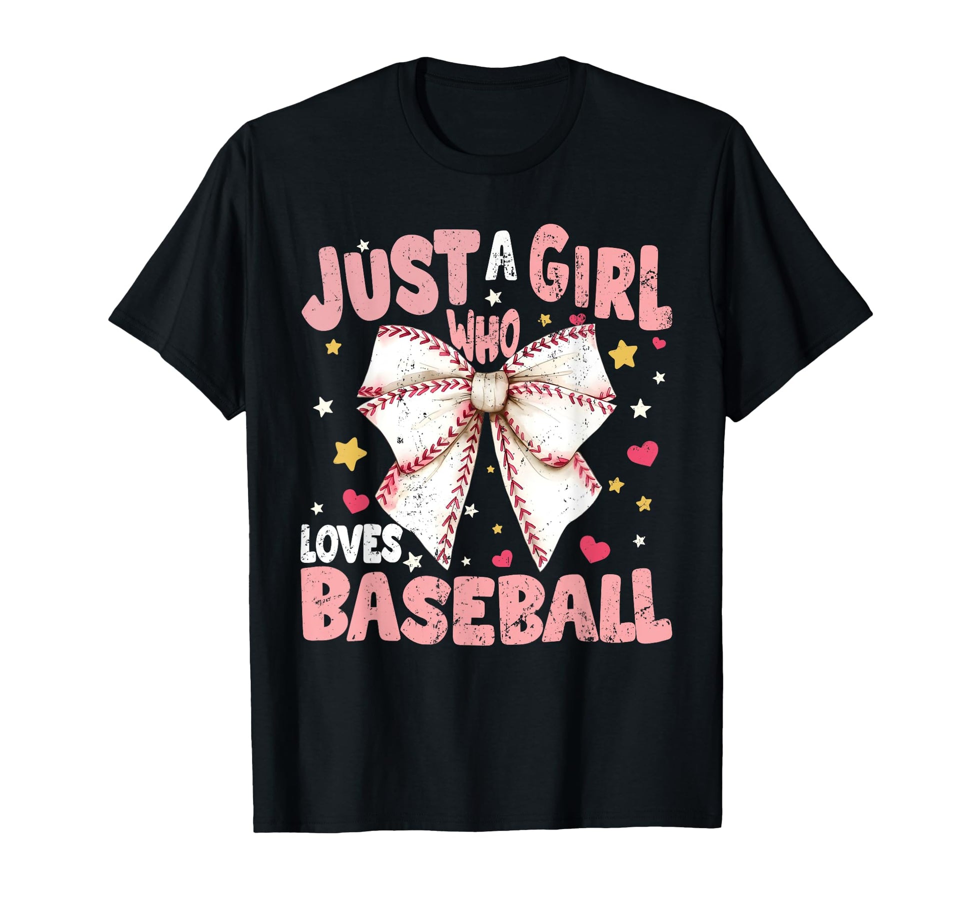 Just Who Loves Baseball Coquette Ball T-Shirt - Fun Novelty Design Unisex - T-Shirt, Sweatshirt, Hoodie