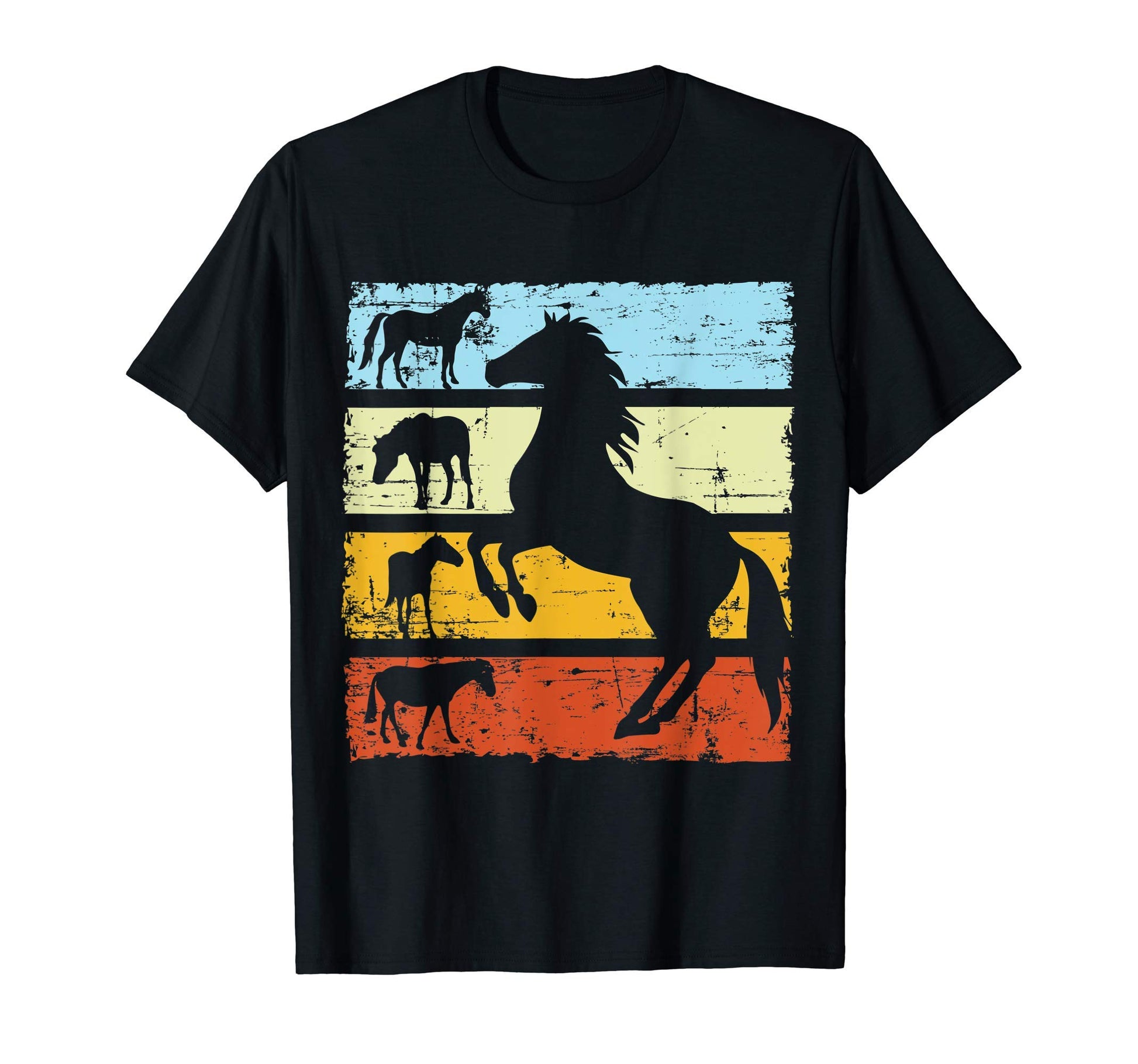 Western Riding Western Horse Riding T-Shirt - Custom Art Print for Adults - T-Shirt, Sweatshirt, Hoodie
