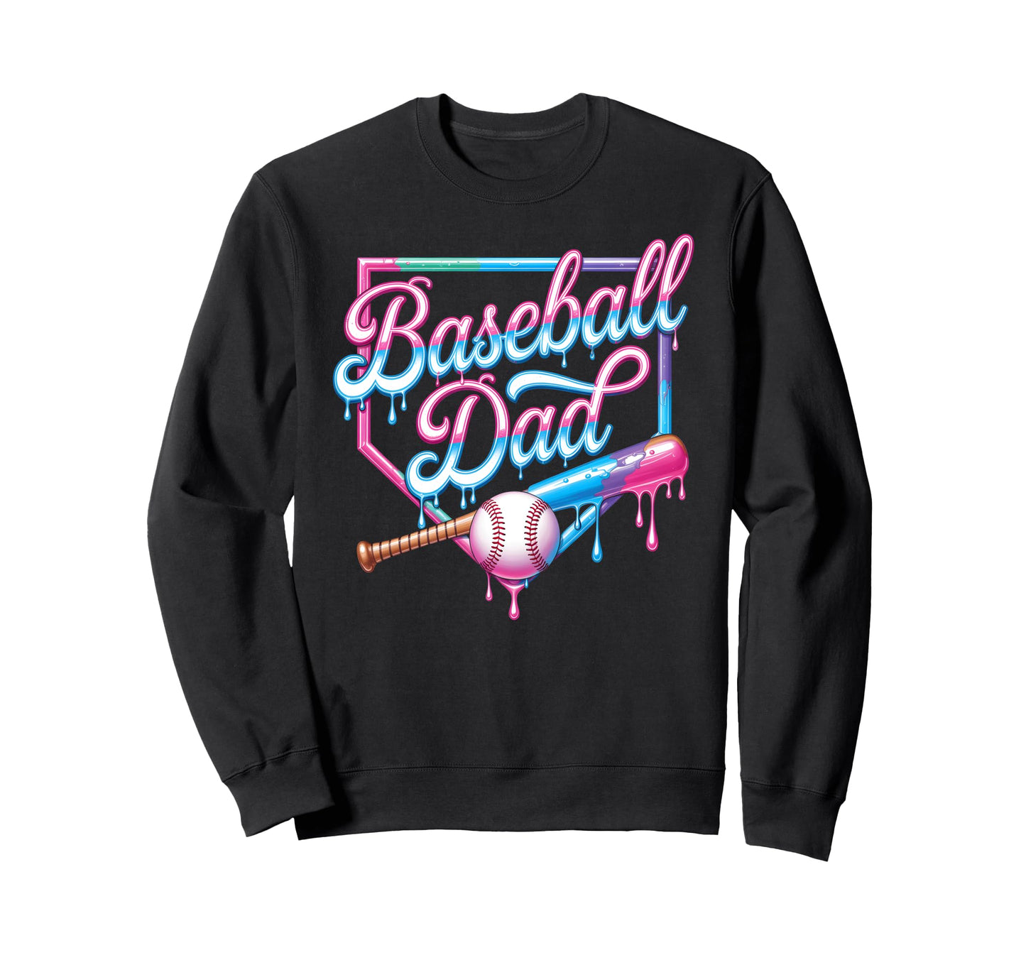 Funny Dada Dad Fathers Day Baseball Sweatshirt - Unique Graphic for Adults - T-Shirt, Sweatshirt, Hoodie