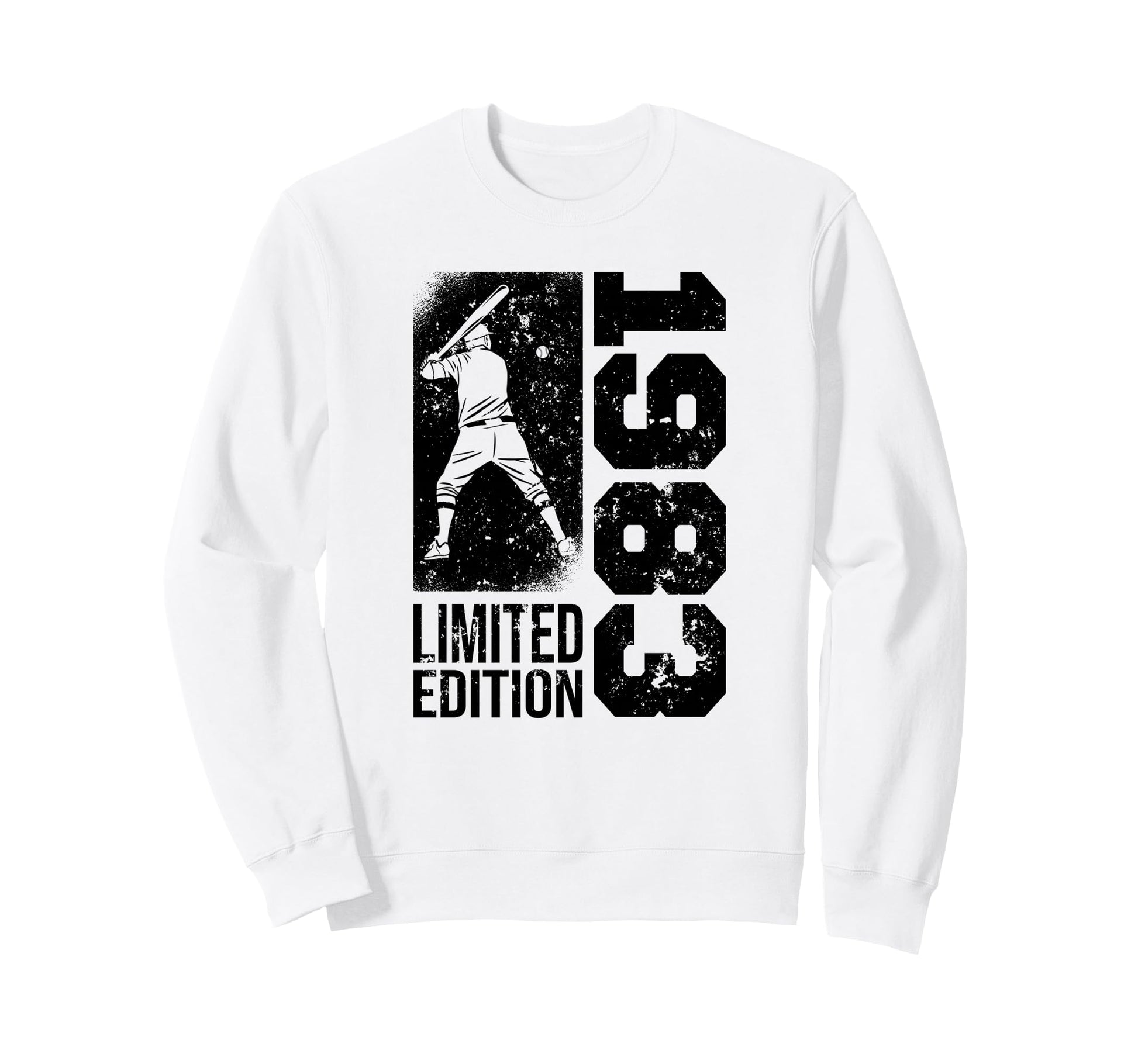 Baseball Player Born 1983 Birthday Sweatshirt - Unique Graphic for Adults - T-Shirt, Sweatshirt, Hoodie