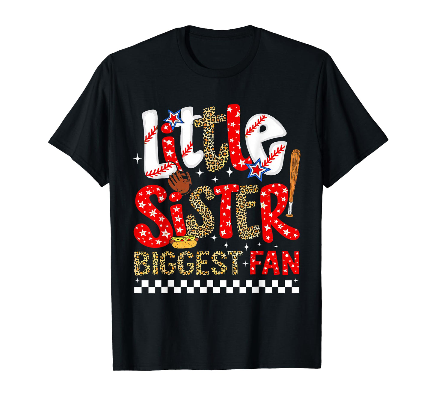 Funny Little Sister Biggest Fan Bow T-Shirt - Streetwear Style Men Women - T-Shirt, Sweatshirt, Hoodie