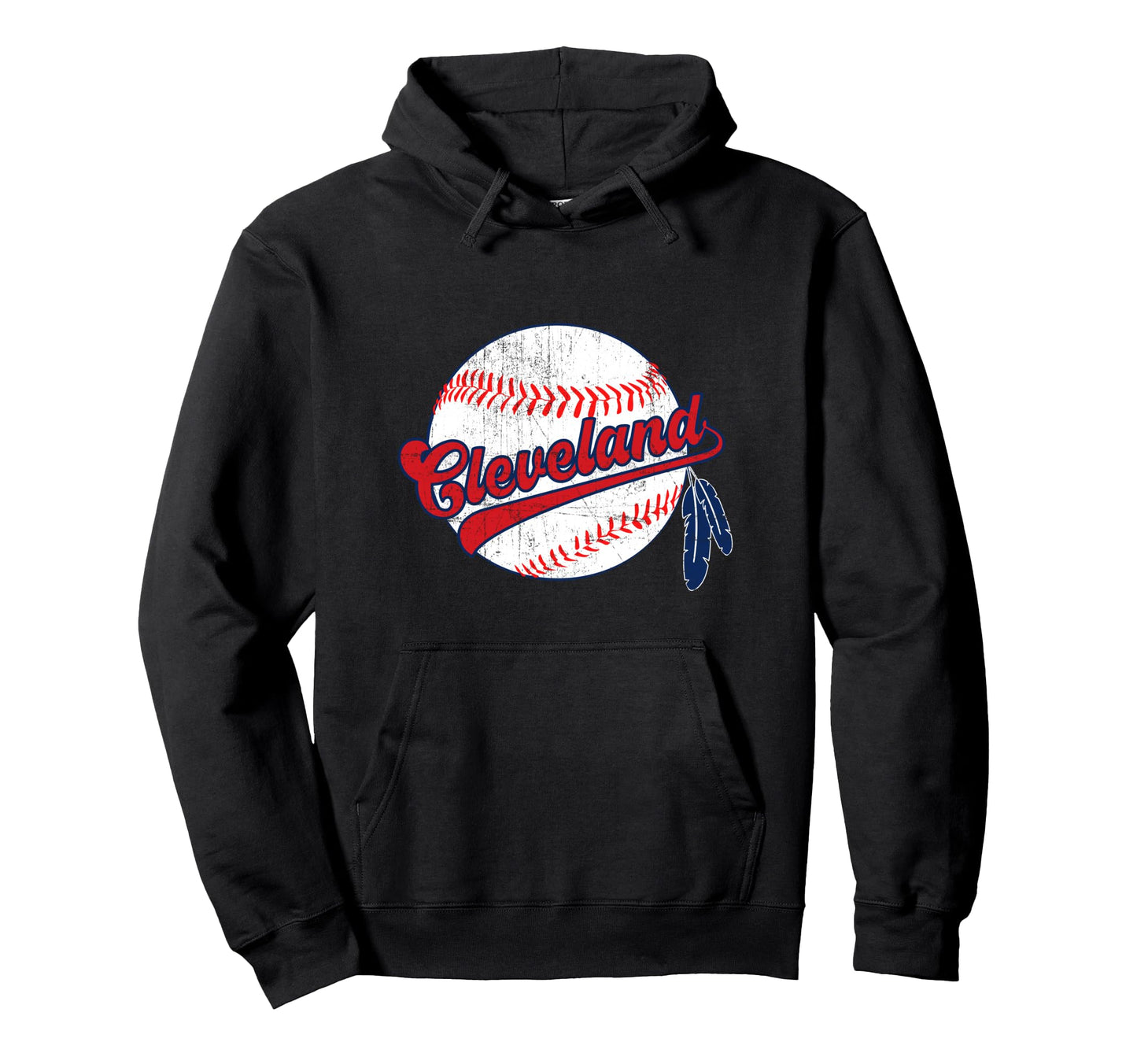 Cleveland Baseball Hoodie - Minimalist Print for Adults - T-Shirt, Sweatshirt, Hoodie