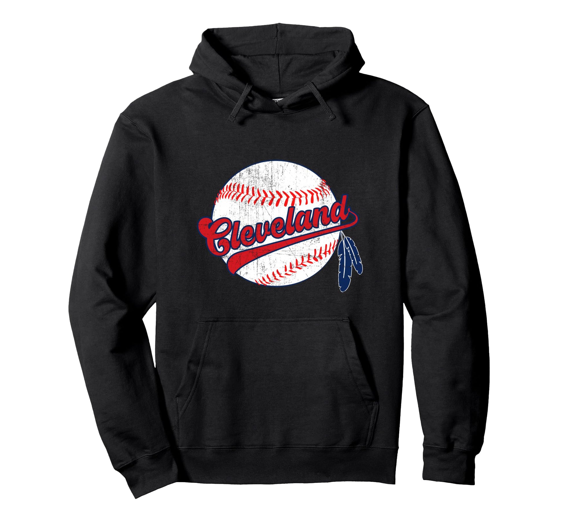Cleveland Baseball Hoodie - Minimalist Print for Adults - T-Shirt, Sweatshirt, Hoodie