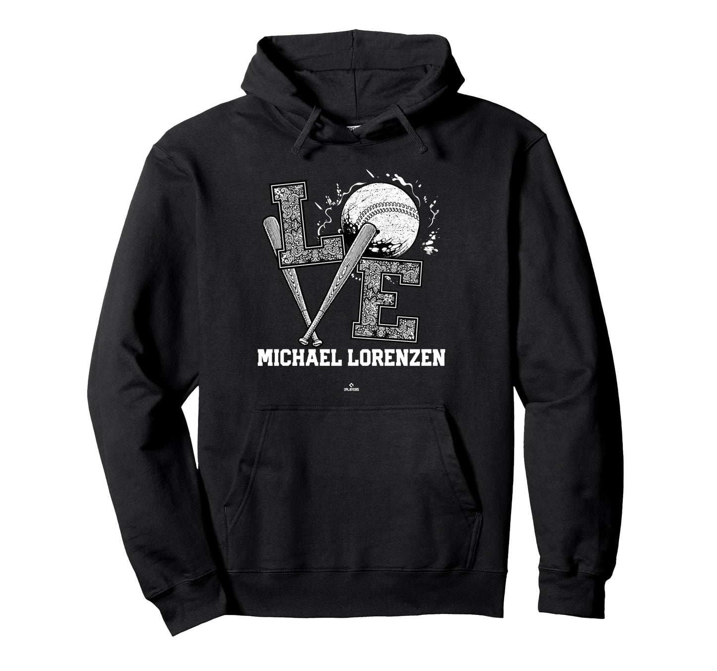 Distressed Baseball Love Michael Hoodie - Custom Art Print Men Women - T-Shirt, Sweatshirt, Hoodie