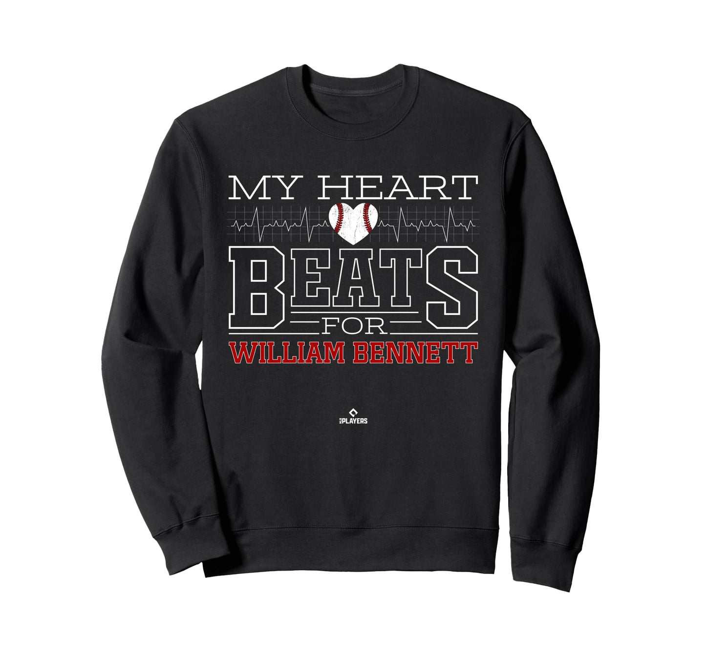 My Heart Beats William Bennett Prospect Sweatshirt - Unique Graphic Unisex - T-Shirt, Sweatshirt, Hoodie