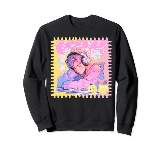 Anti Social Anime Music Y2K Kawaii Sweatshirt - Streetwear Style Men Women - T-Shirt, Sweatshirt, Hoodie