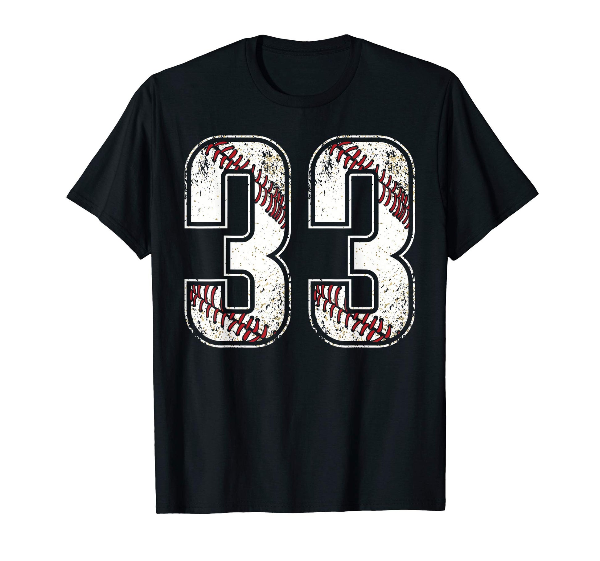 33 Baseball Jersey Number 33 Birthday T-Shirt - Unique Graphic for Adults - T-Shirt, Sweatshirt, Hoodie