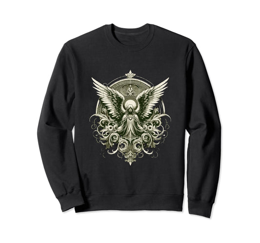 Aesthetic Y2K Alt Grunge Angel Wings Sweatshirt - Minimalist Print Unisex - T-Shirt, Sweatshirt, Hoodie