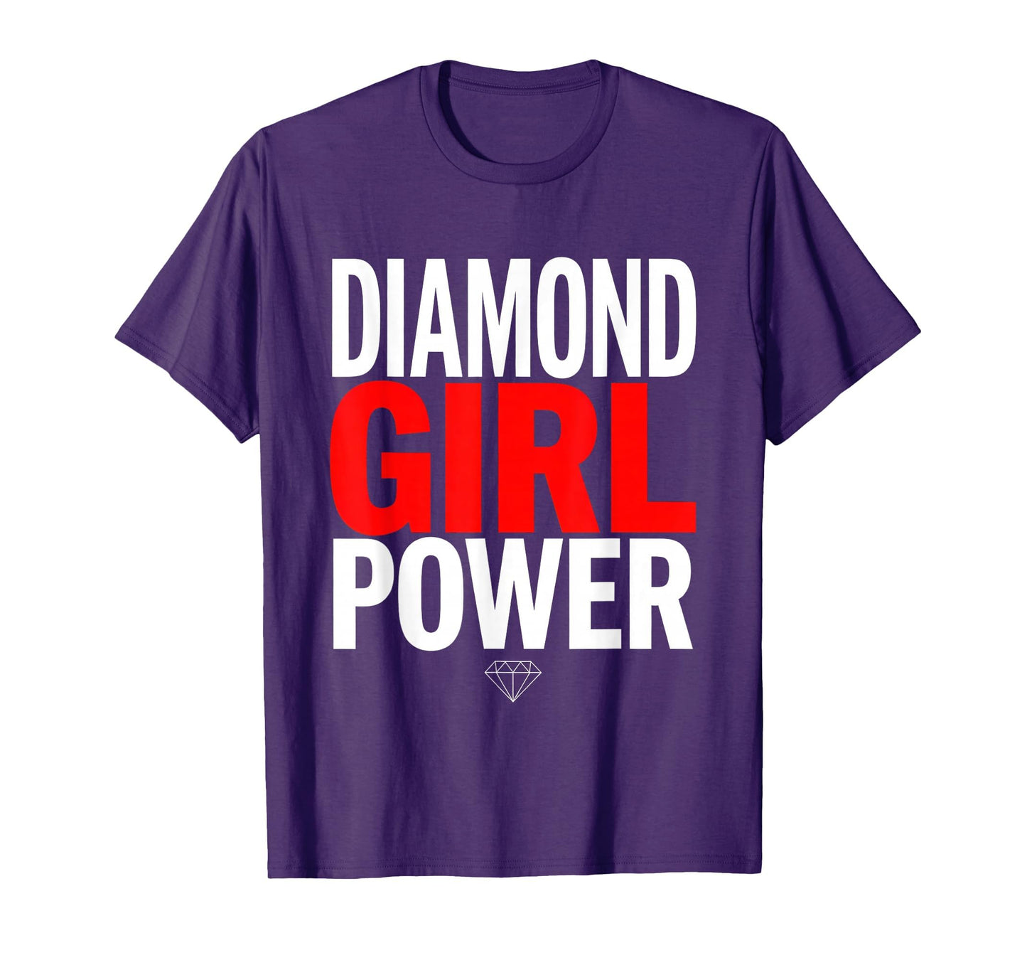 Diamond Power Game Day Baseball T-Shirt - Casual Everyday Wear for Adults - T-Shirt, Sweatshirt, Hoodie