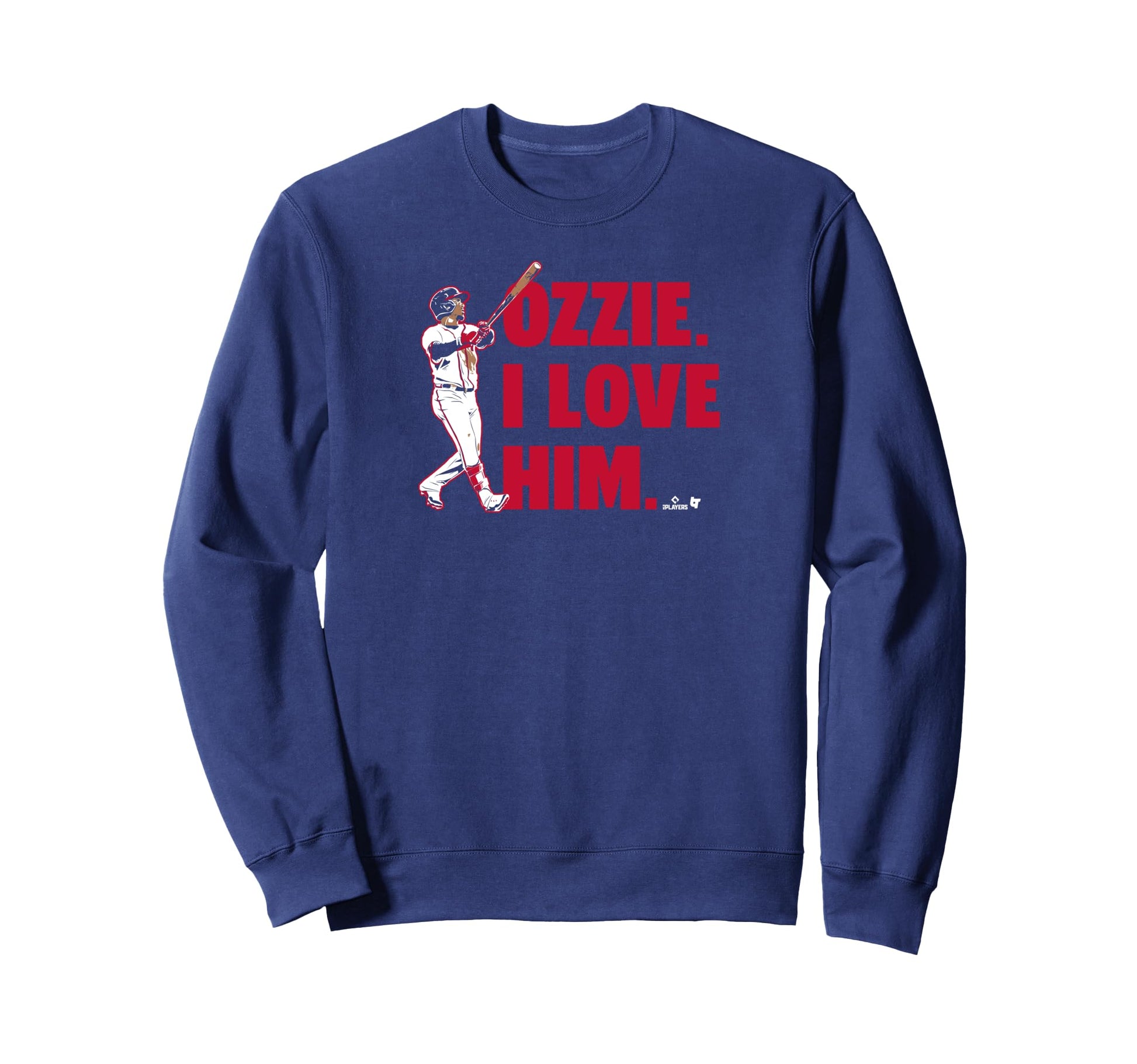 Ozzie Albies I Love Him Atlanta Sweatshirt - Aesthetic Graphic for Adults - T-Shirt, Sweatshirt, Hoodie