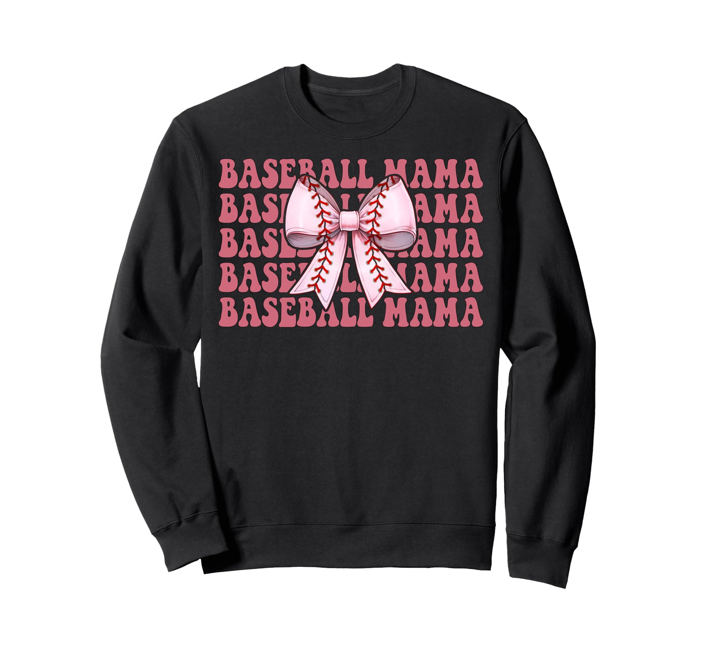 Baseball Mama Baseball Mom Mothers Sweatshirt - Trendy Graphic for Adults - T-Shirt, Sweatshirt, Hoodie