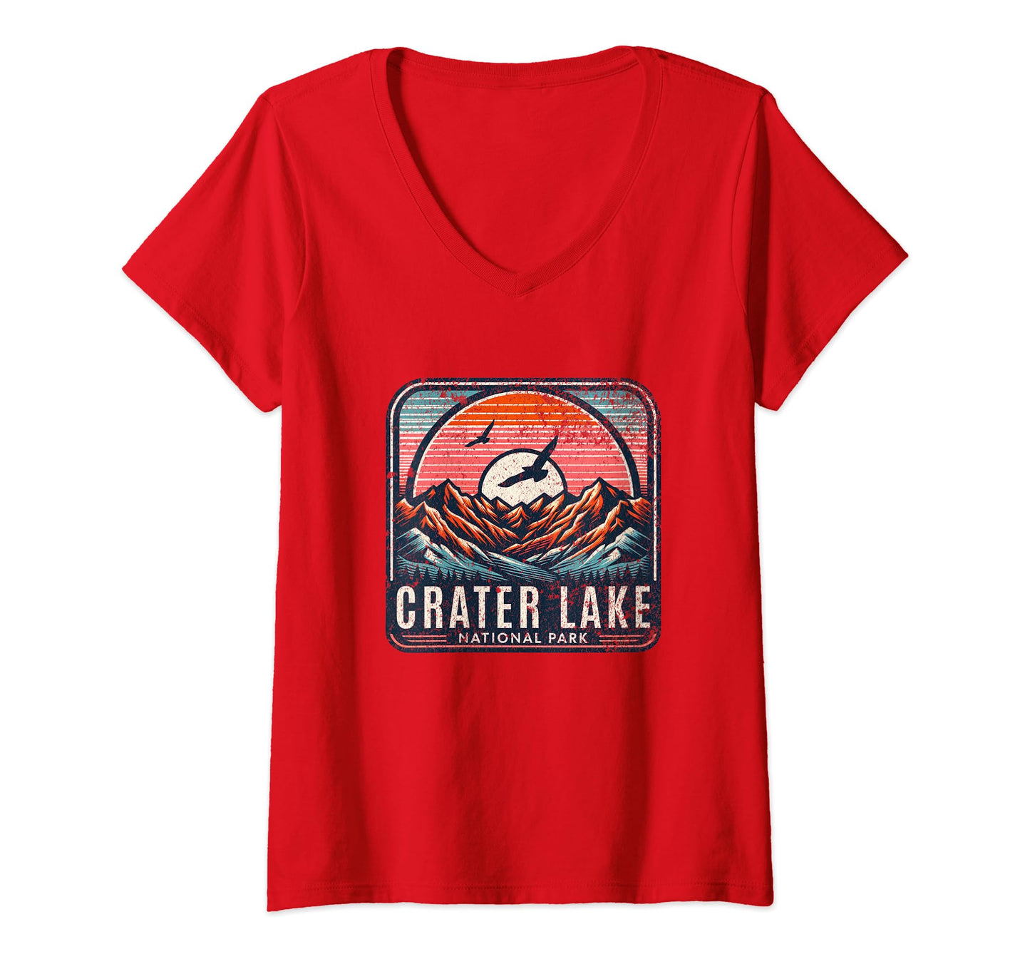 Crater Lake National Park Oregon Usa Sweatshirt - Minimalist Print Unisex - T-Shirt, Sweatshirt, Hoodie