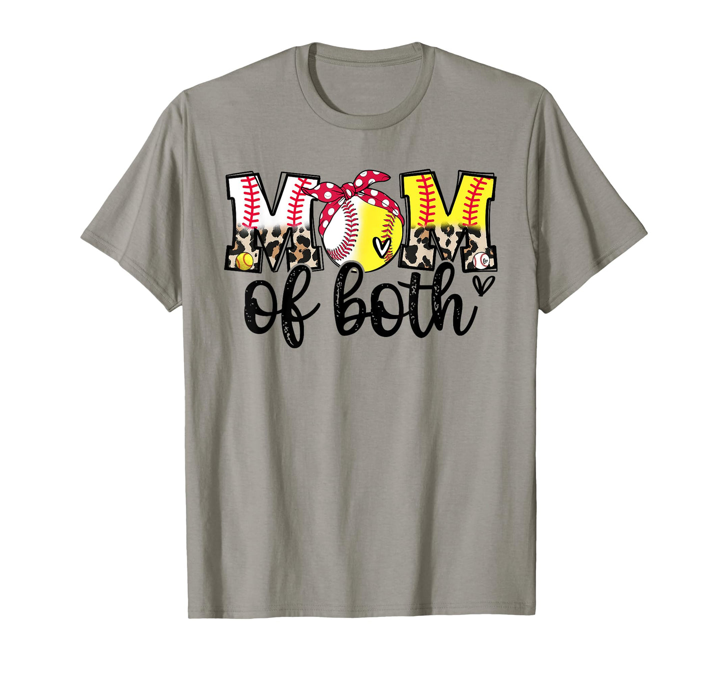 Mom Both Baseball Mom Softball Mama T-Shirt - Unique Graphic for Adults - T-Shirt, Sweatshirt, Hoodie