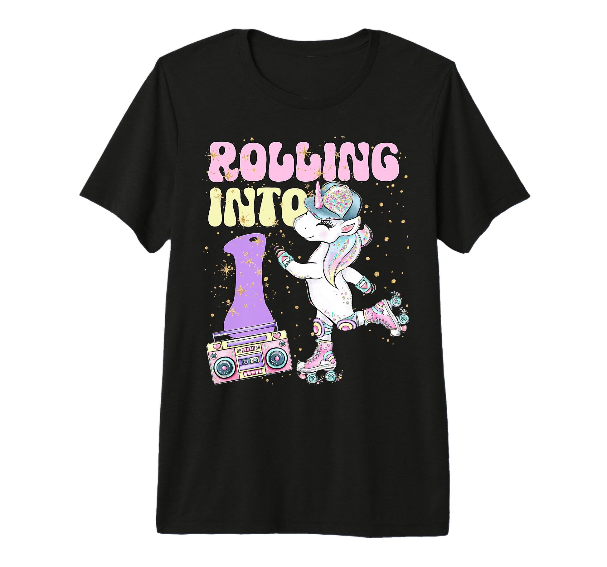 1St Birthday Roller Skate Party T-Shirt - Casual Everyday Wear Men Women - T-Shirt, Sweatshirt, Hoodie
