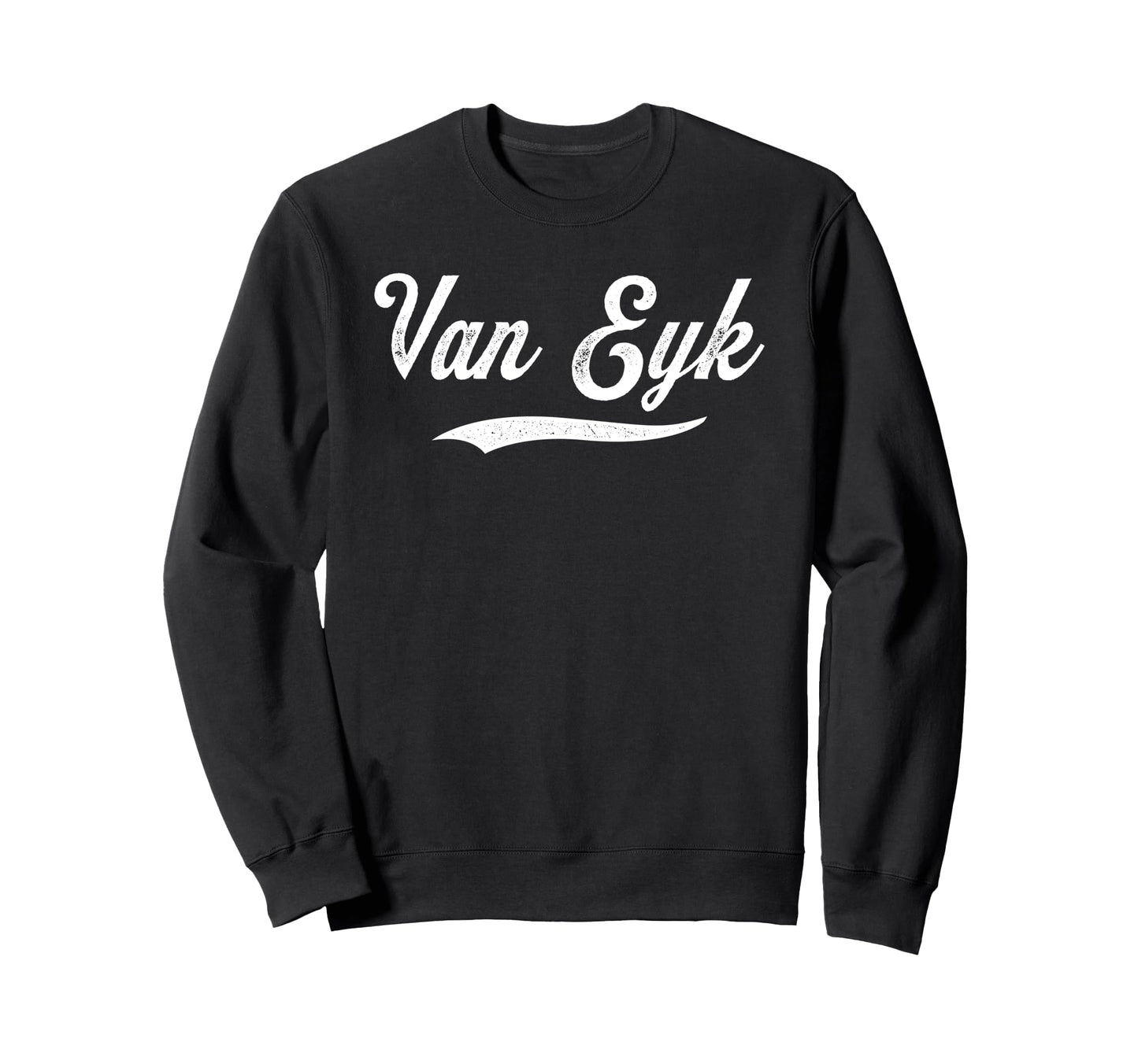 Distressed Script Cornelis Van Sweatshirt - Casual Everyday Wear Unisex - T-Shirt, Sweatshirt, Hoodie