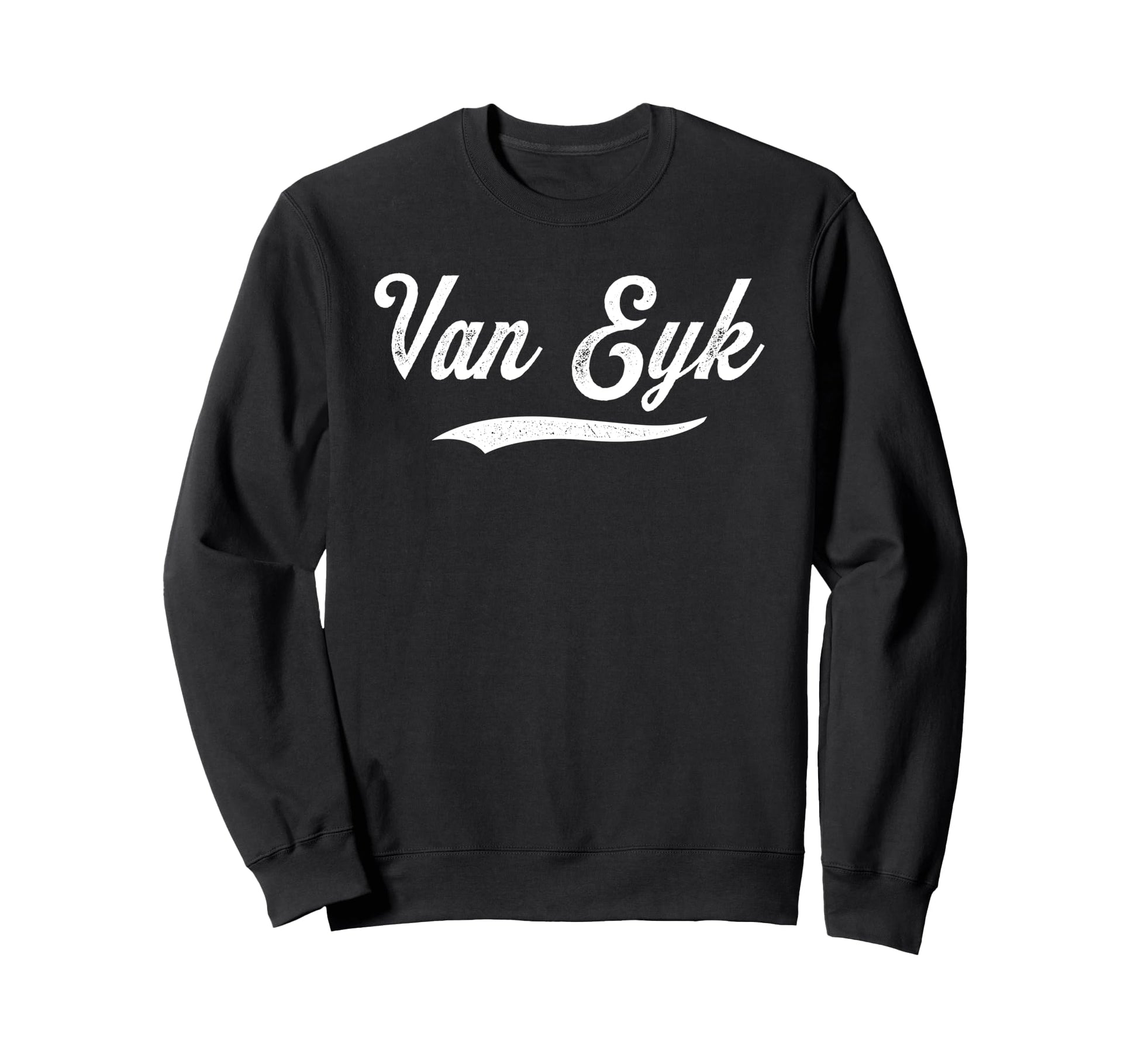 Distressed Script Cornelis Van Sweatshirt - Casual Everyday Wear Unisex - T-Shirt, Sweatshirt, Hoodie