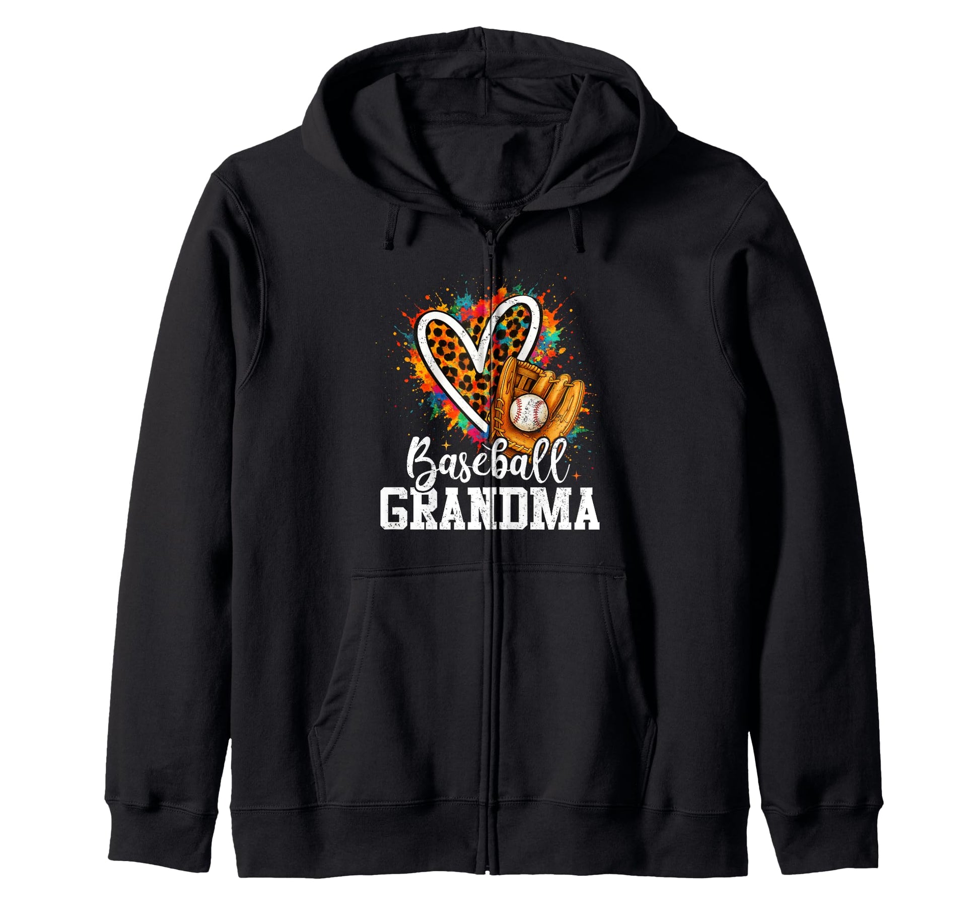 My Favorite Baseball Grandma Leopard Sweatshirt - Minimalist Print Unisex - T-Shirt, Sweatshirt, Hoodie