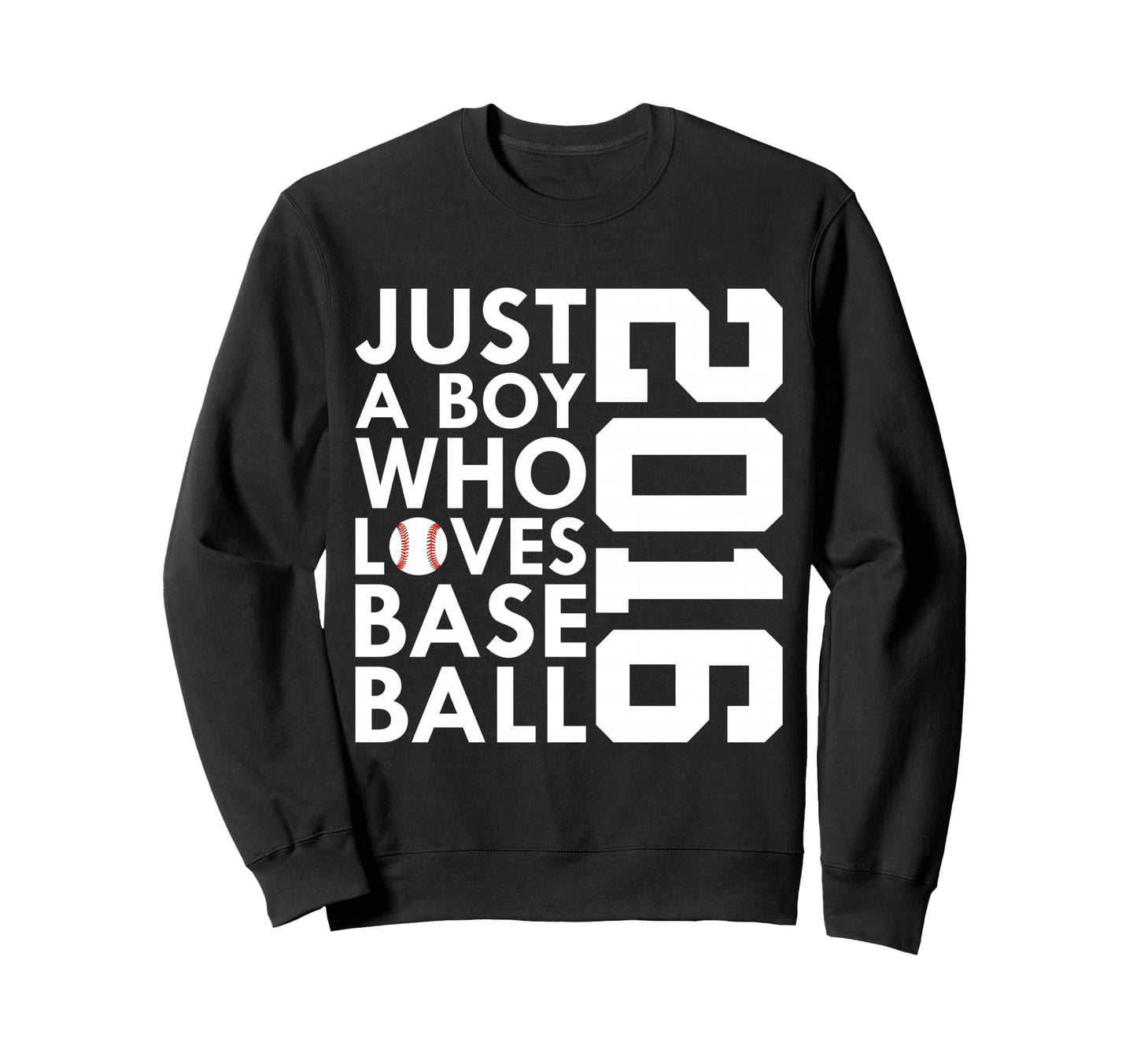 2016 Just Who Loves Baseball Sweatshirt - Casual Everyday Wear for Adults - T-Shirt, Sweatshirt, Hoodie