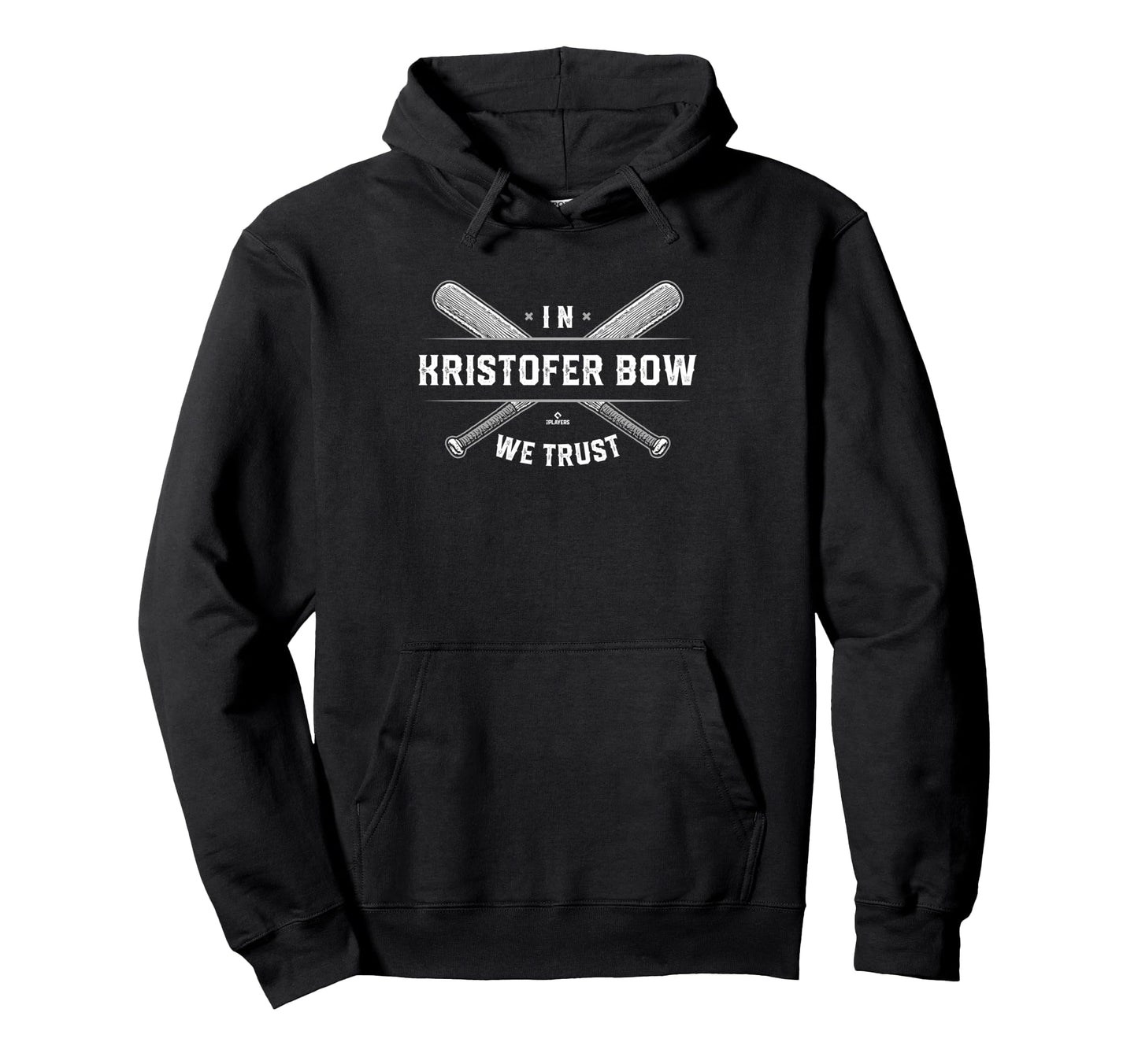 We Trust Kristofer Bow Prospect Hoodie - Fun Novelty Design for Adults - T-Shirt, Sweatshirt, Hoodie