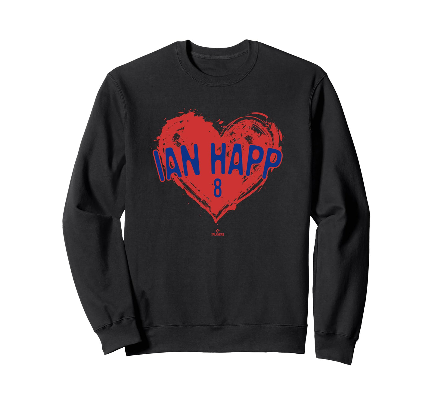 Distressed Heart Ian Happ Chicago Sweatshirt - Graphic Print Unisex - T-Shirt, Sweatshirt, Hoodie