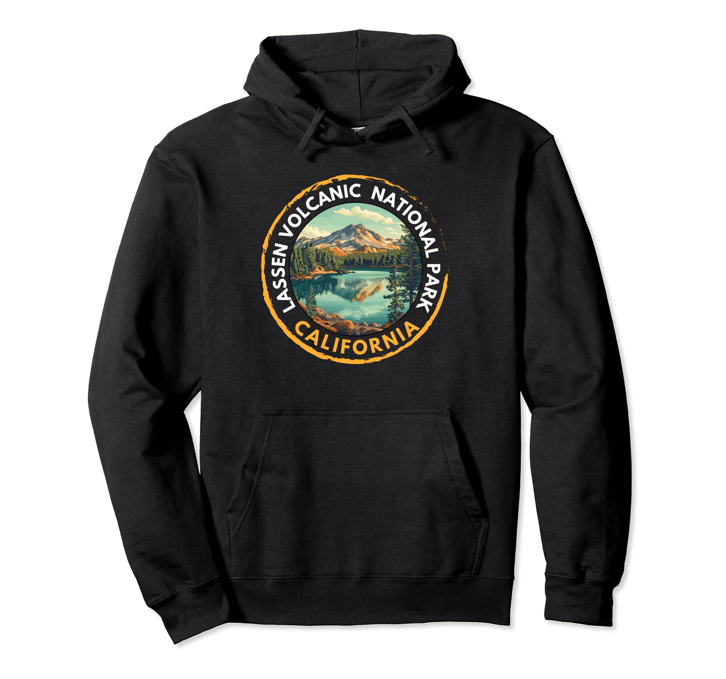 Lassen Volcanic National Park Hoodie - Fun Novelty Design Men Women - T-Shirt, Sweatshirt, Hoodie